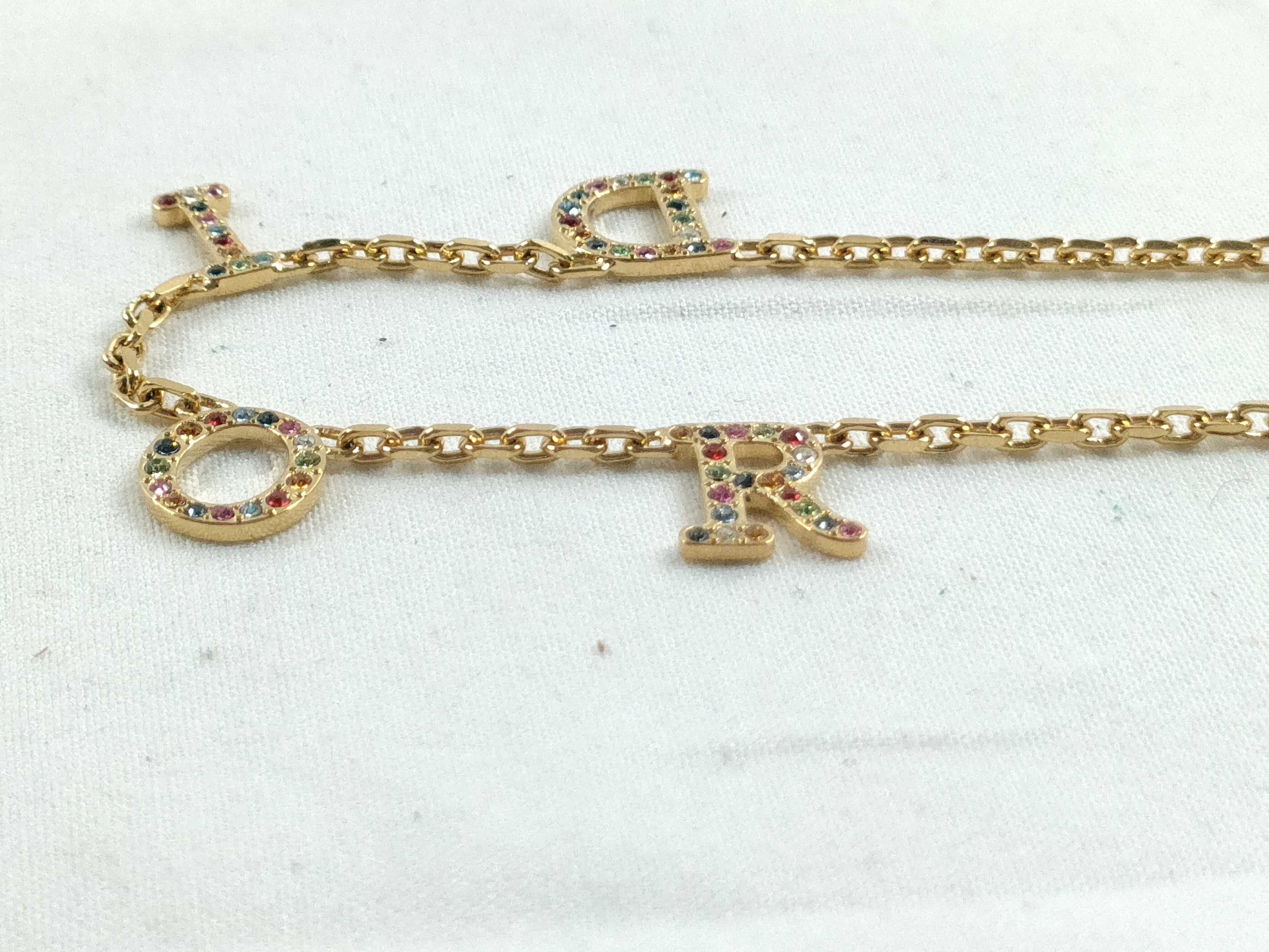 Multicolor Rhinestone Necklace — view 4