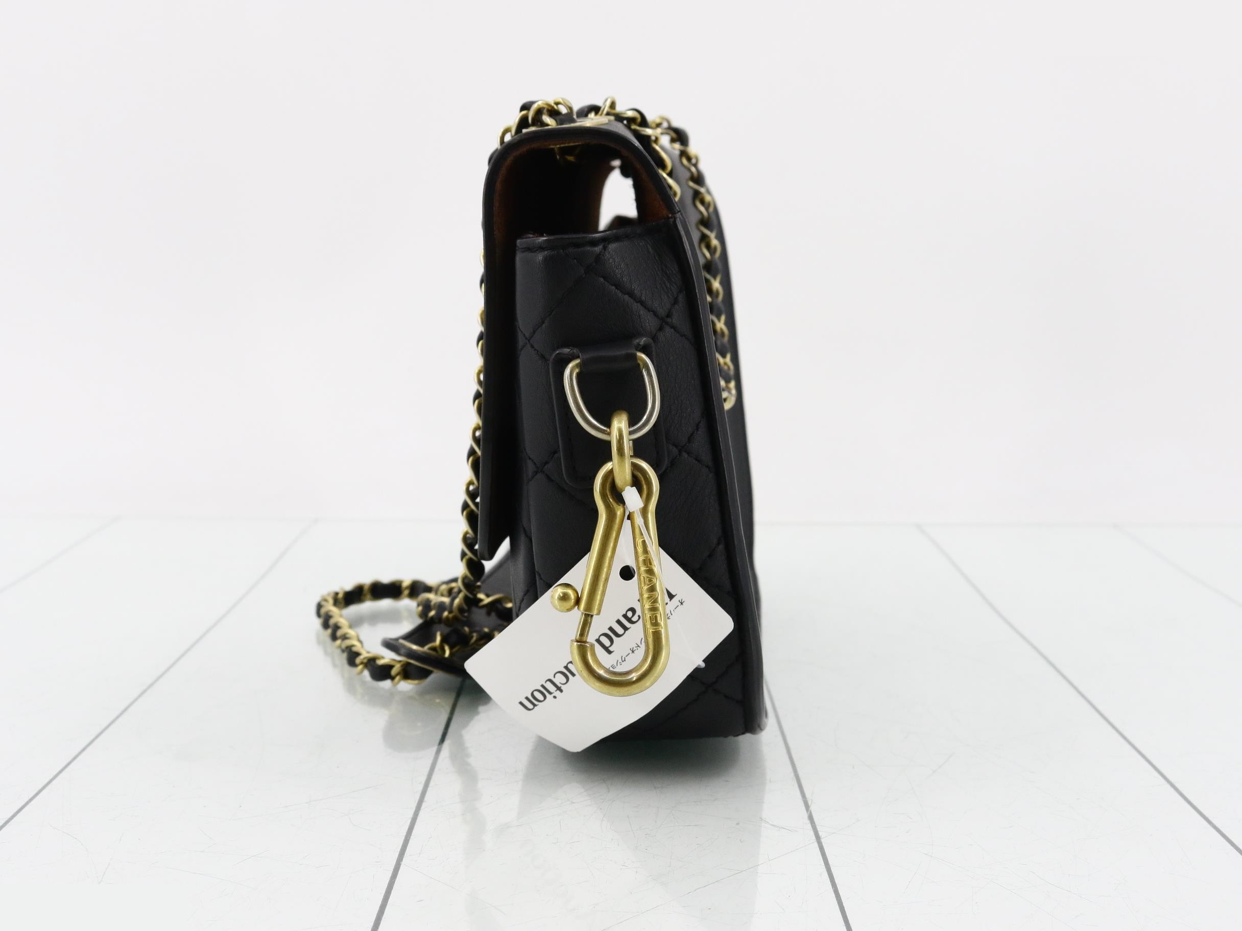 Matelassé Chain Shoulder Bag — view 3