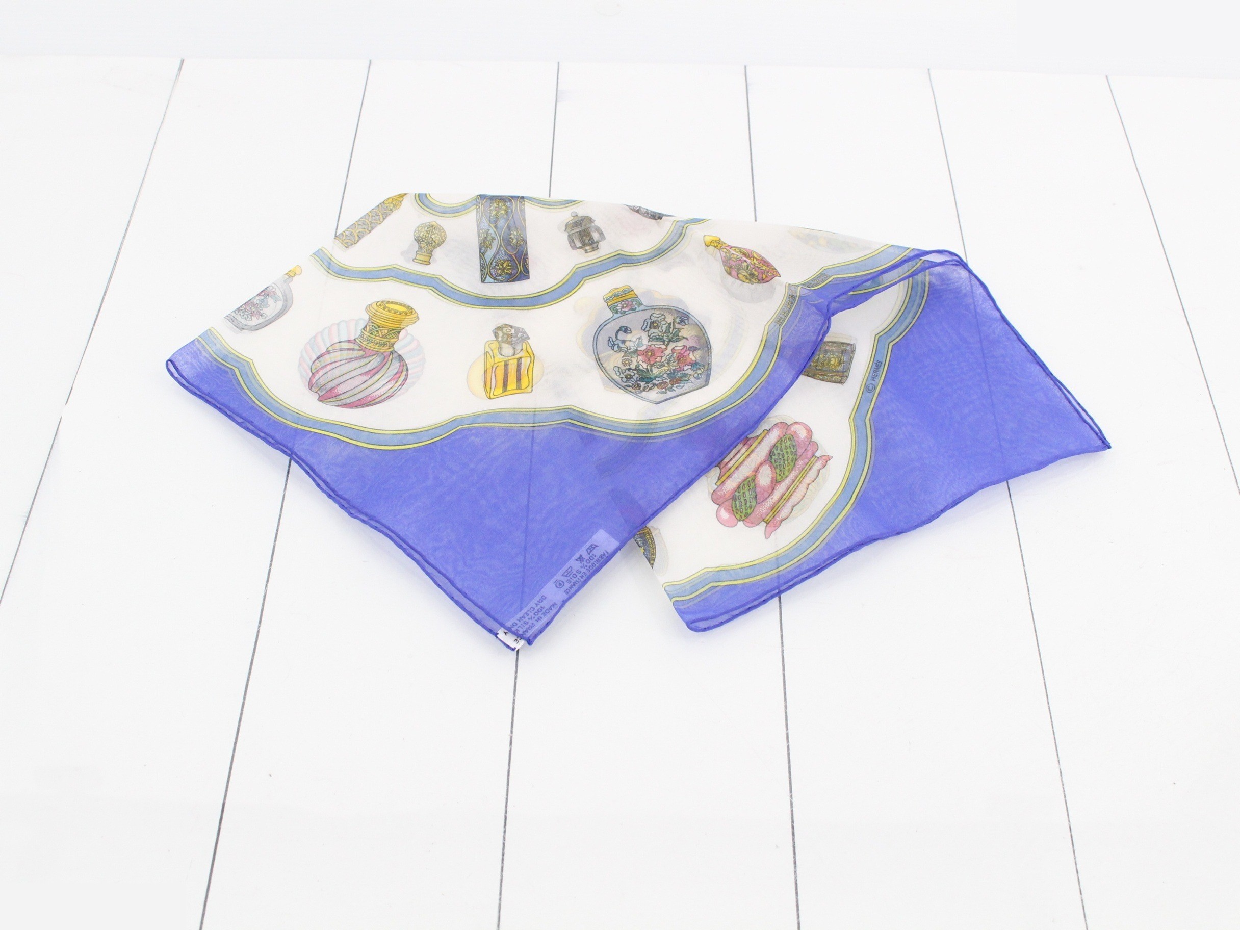 Hermès Carre 45 Silk Chiffon Scarf Silk Muslin — view 2