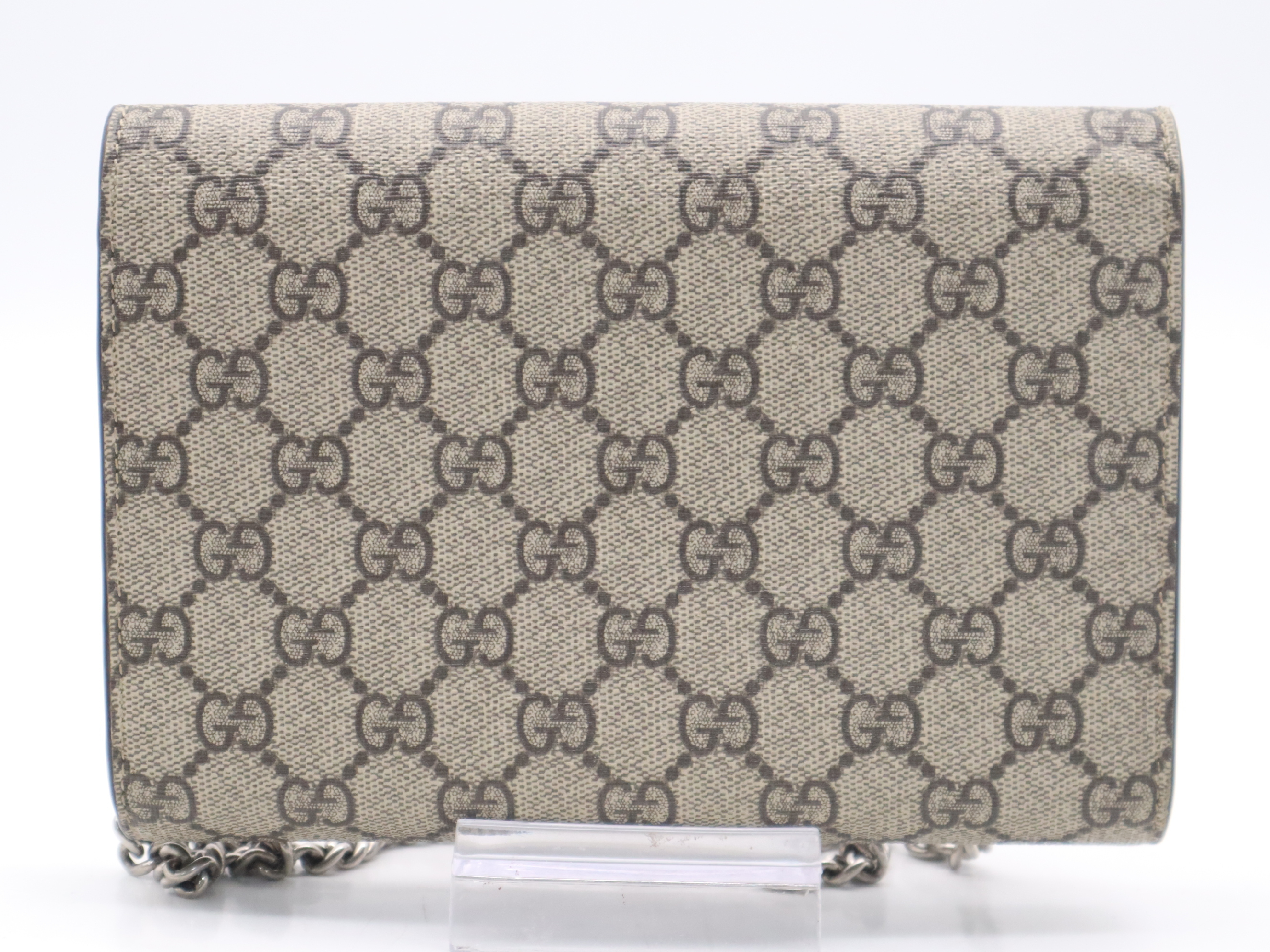 401231 GG Supreme Dionysus Chain Shoulder Bag, Beige, Silver Hardware, with Dust Bag. — view 2