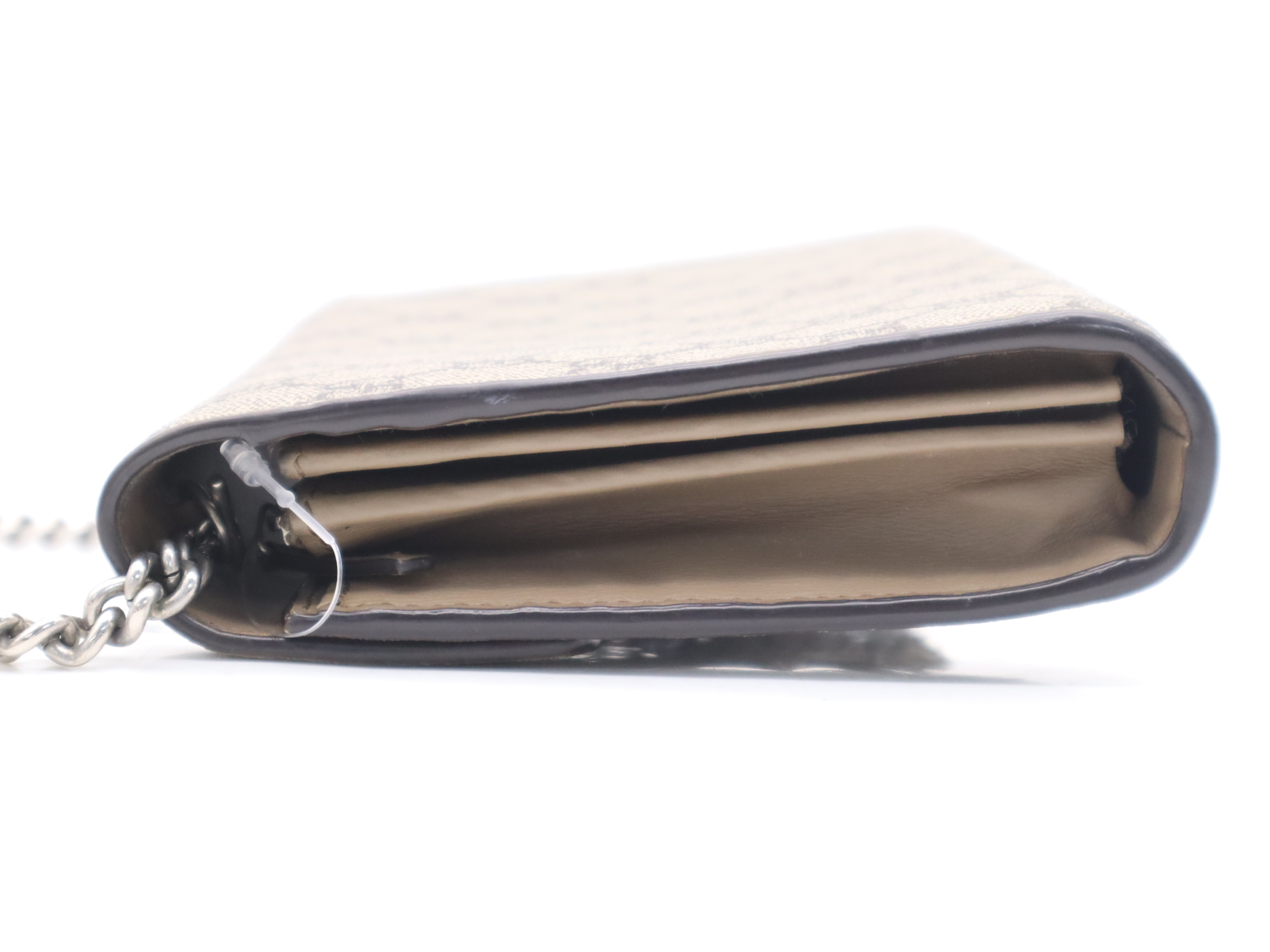 401231 GG Supreme Dionysus Chain Shoulder Bag, Beige, Silver Hardware, with Dust Bag. — view 3