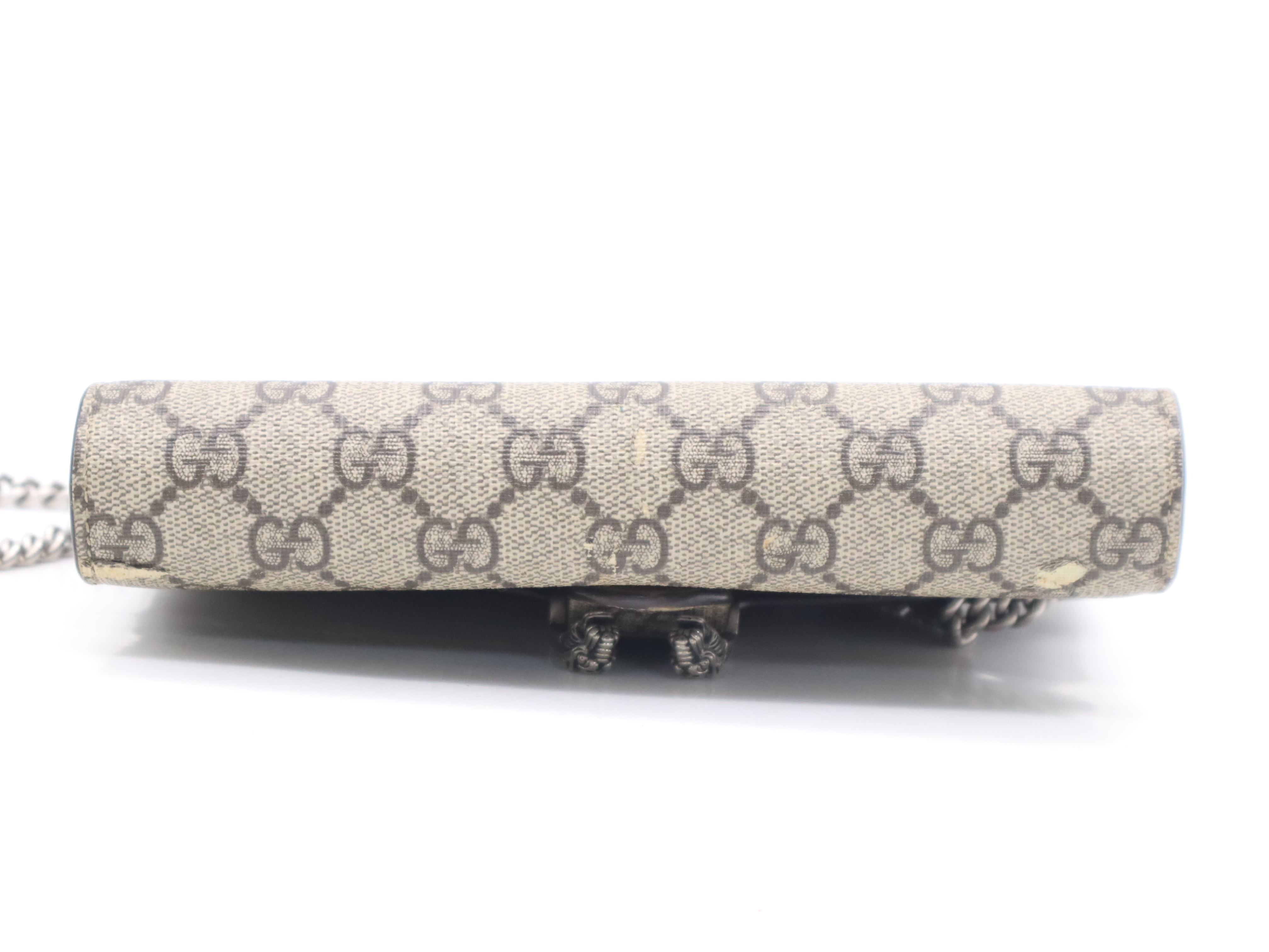 401231 GG Supreme Dionysus Chain Shoulder Bag, Beige, Silver Hardware, with Dust Bag. — view 4