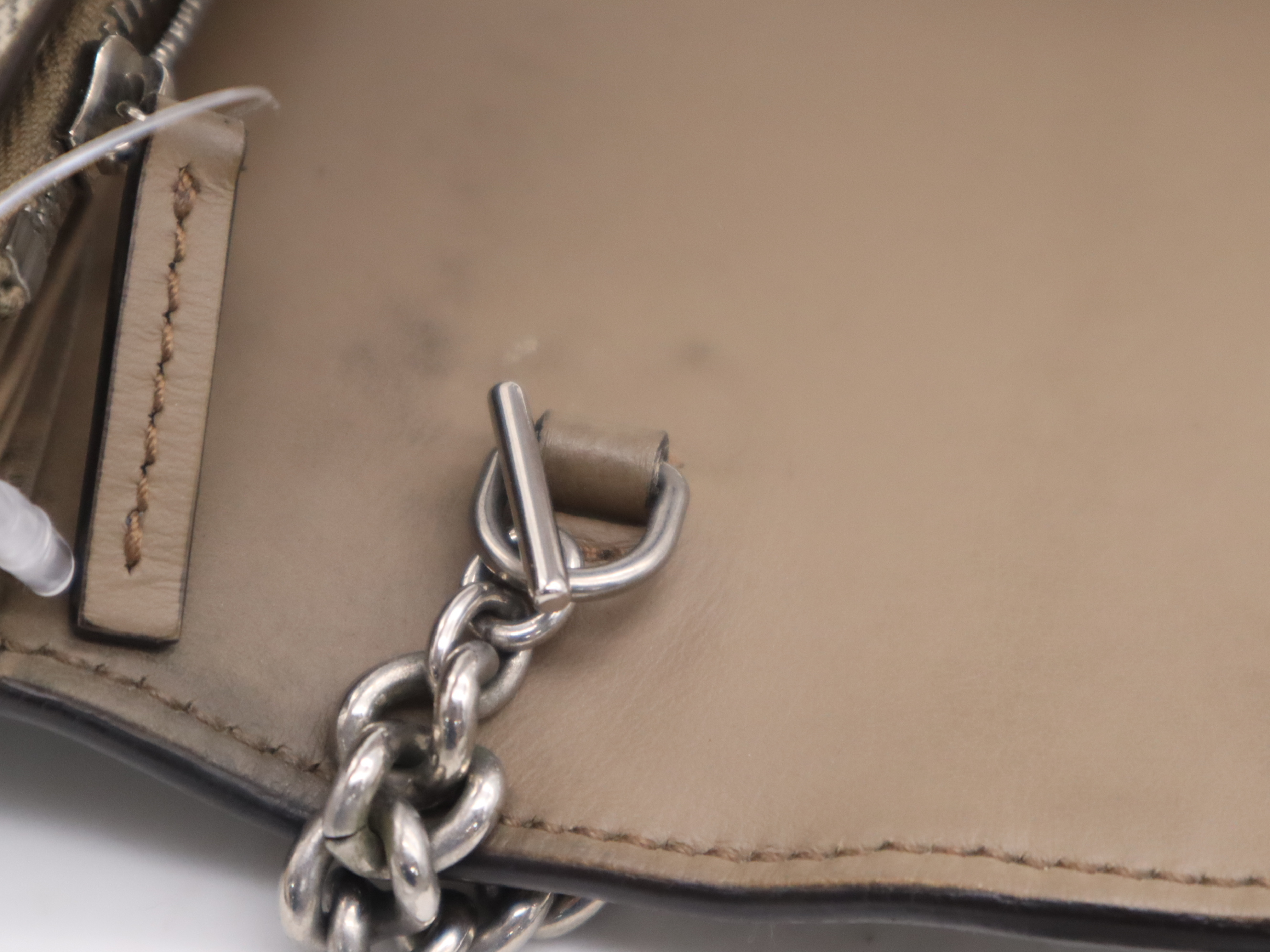 401231 GG Supreme Dionysus Chain Shoulder Bag, Beige, Silver Hardware, with Dust Bag. — view 7