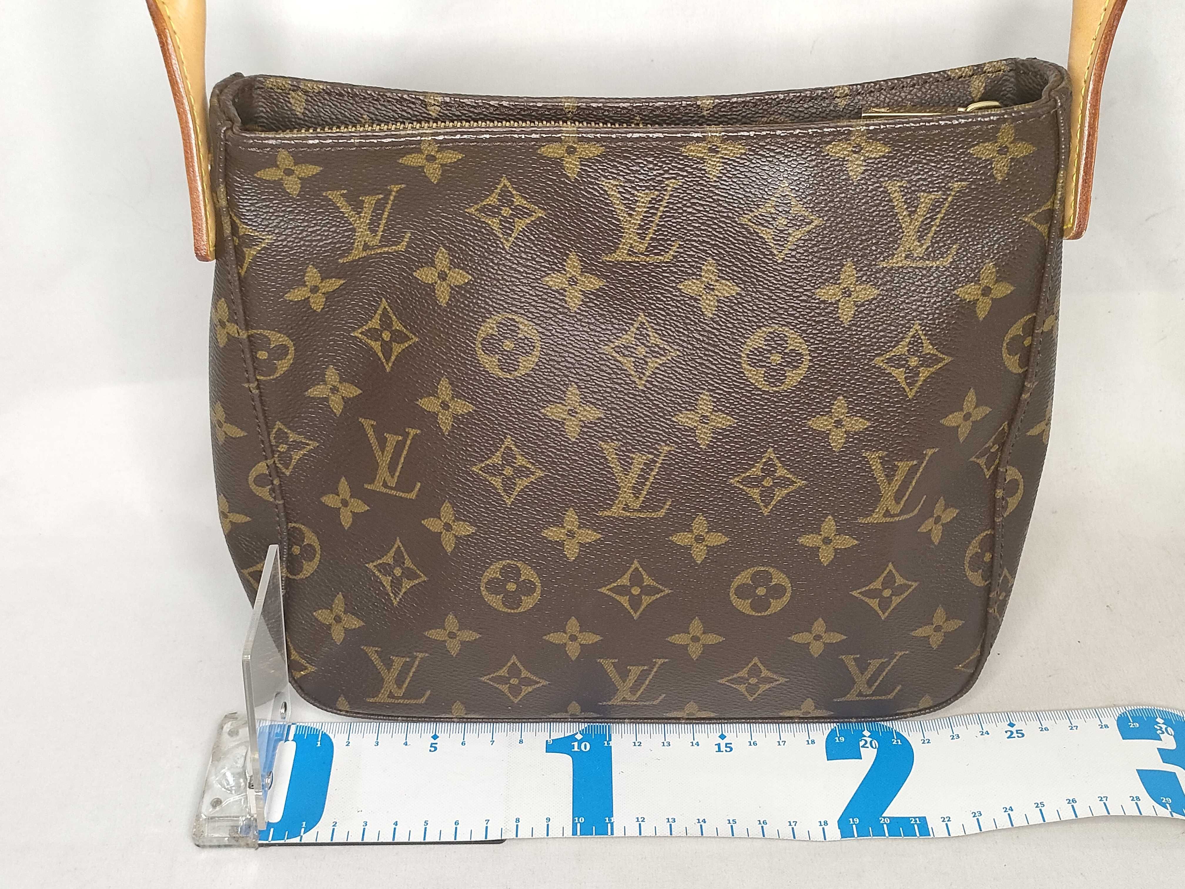Monogram Looping MM M51146 Brown FL1011 Shoulder Bag — view 2