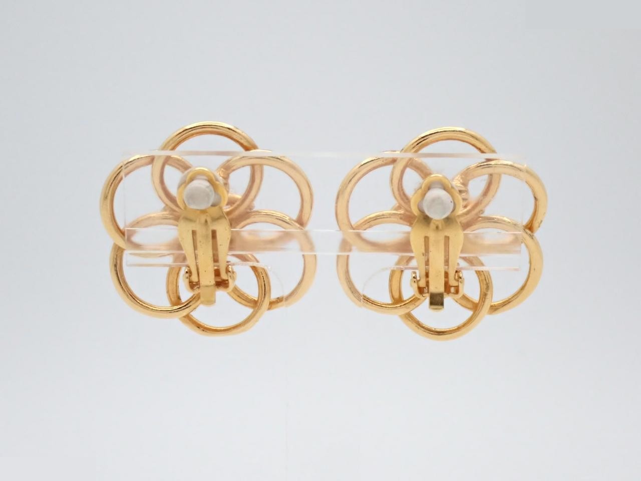 Coco Mark Gold Earrings — view 2