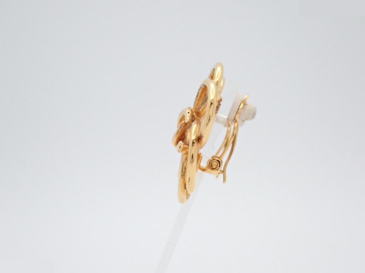 Coco Mark Gold Earrings — view 3