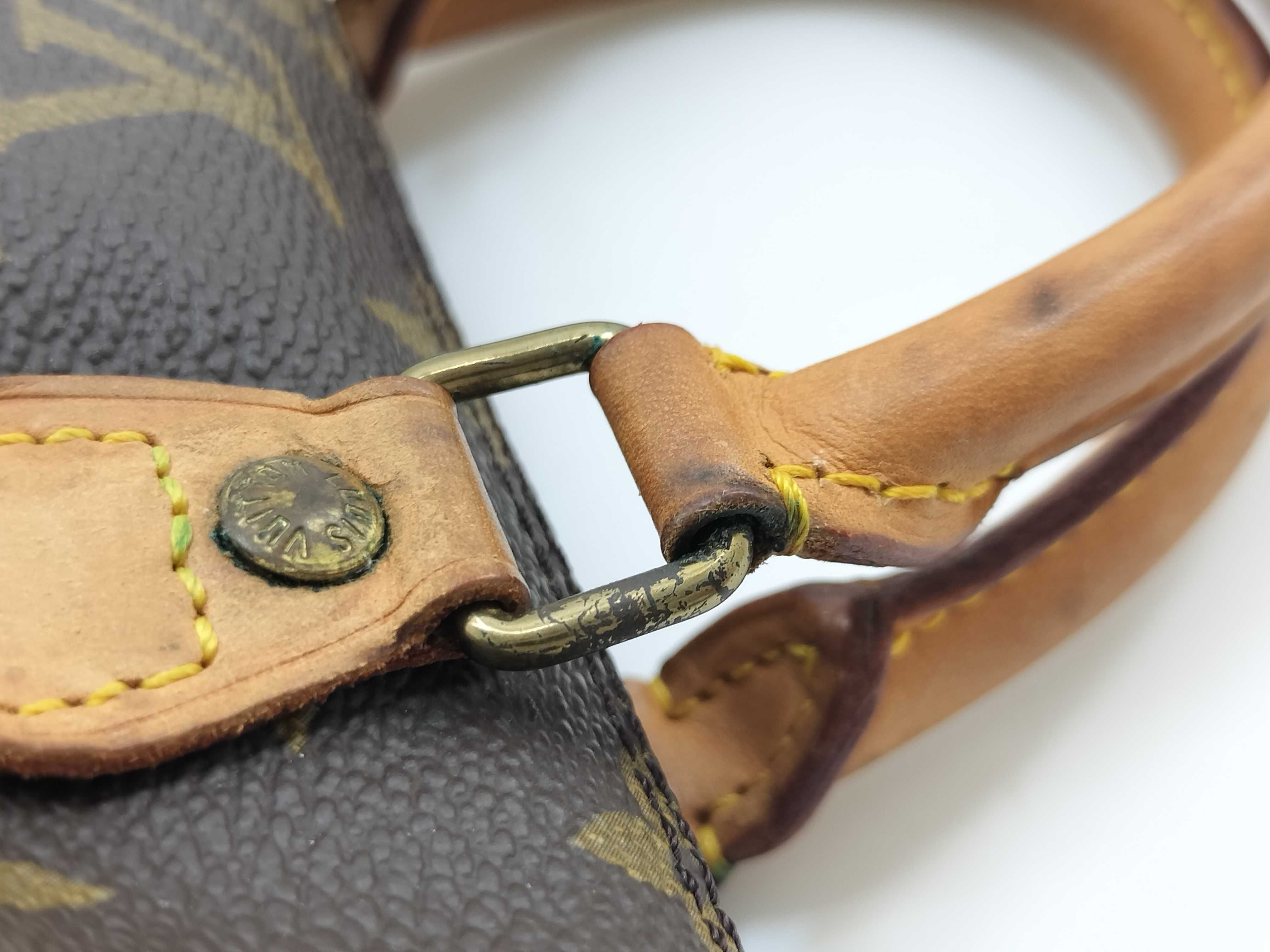 Monogram Louis Vuitton Mini Speedy Shoulder Handbag — view 15
