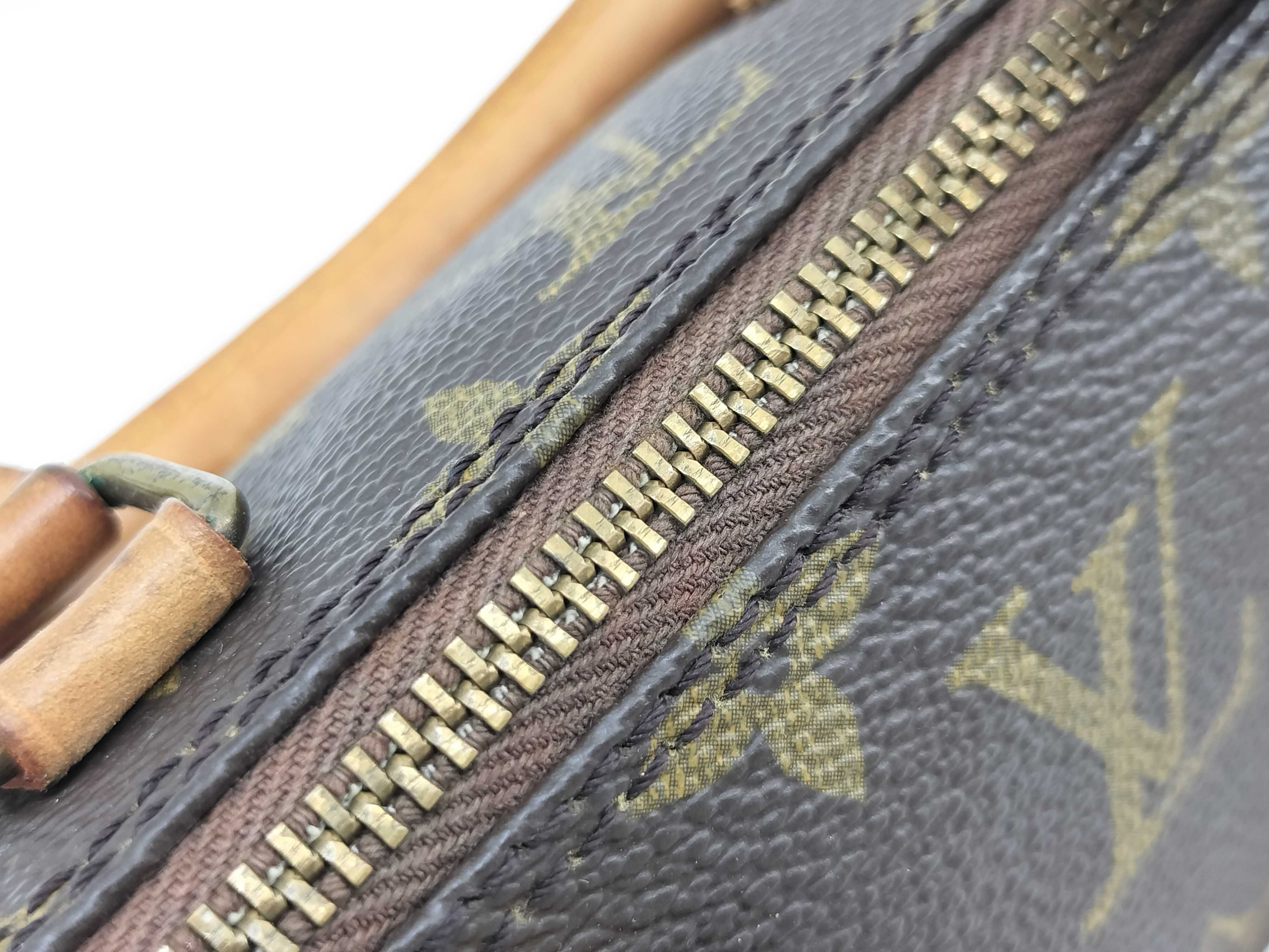 Monogram Louis Vuitton Mini Speedy Shoulder Handbag — view 9