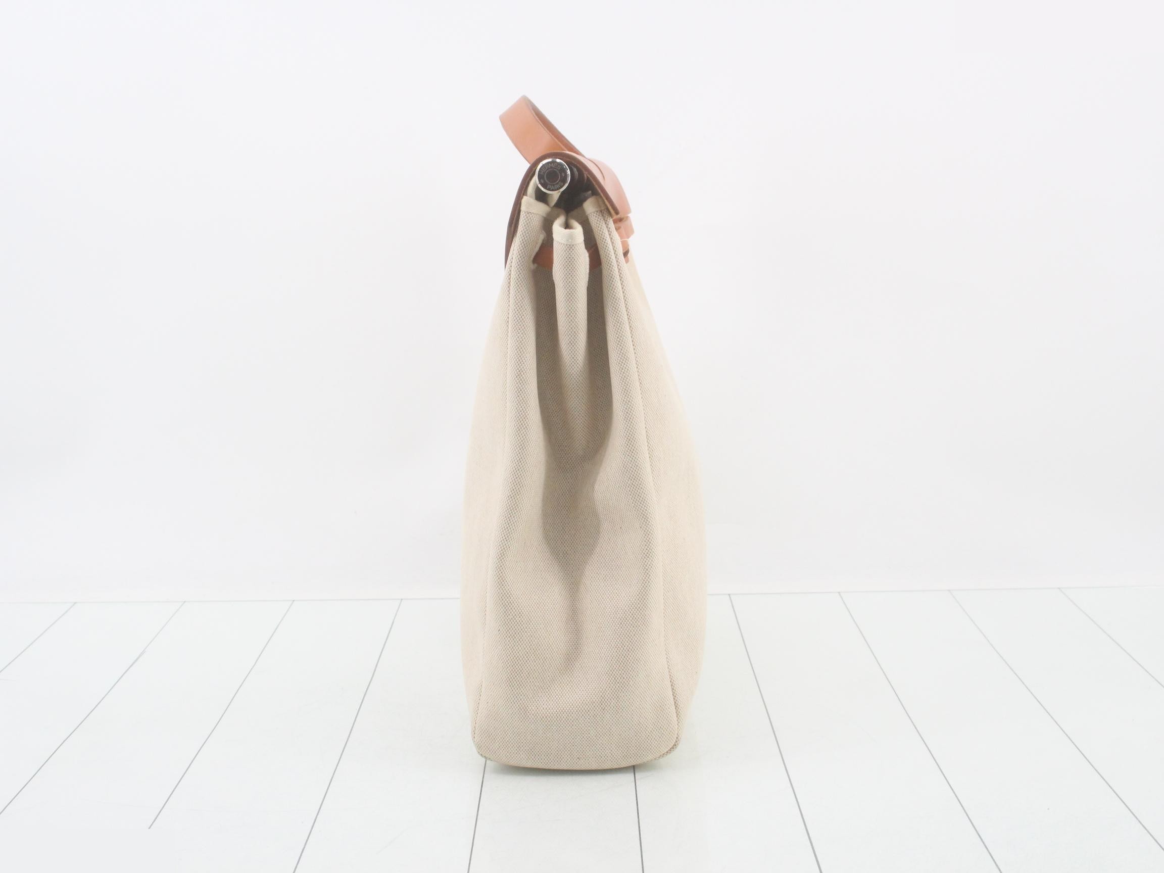 Herbag MM Toile/Leather Beige — view 4