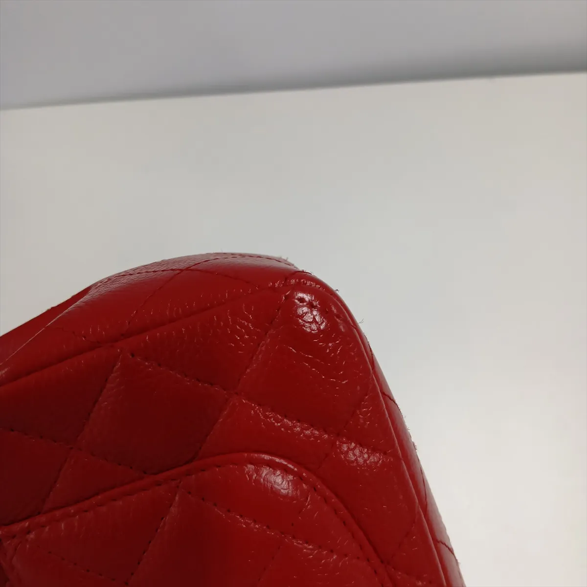 Mini Matelassé 20 Caviar Skin Single Flap Single Chain Bag, Red, Silver Hardware, 19776600, Serial Number 19-series, A69900 — view 13
