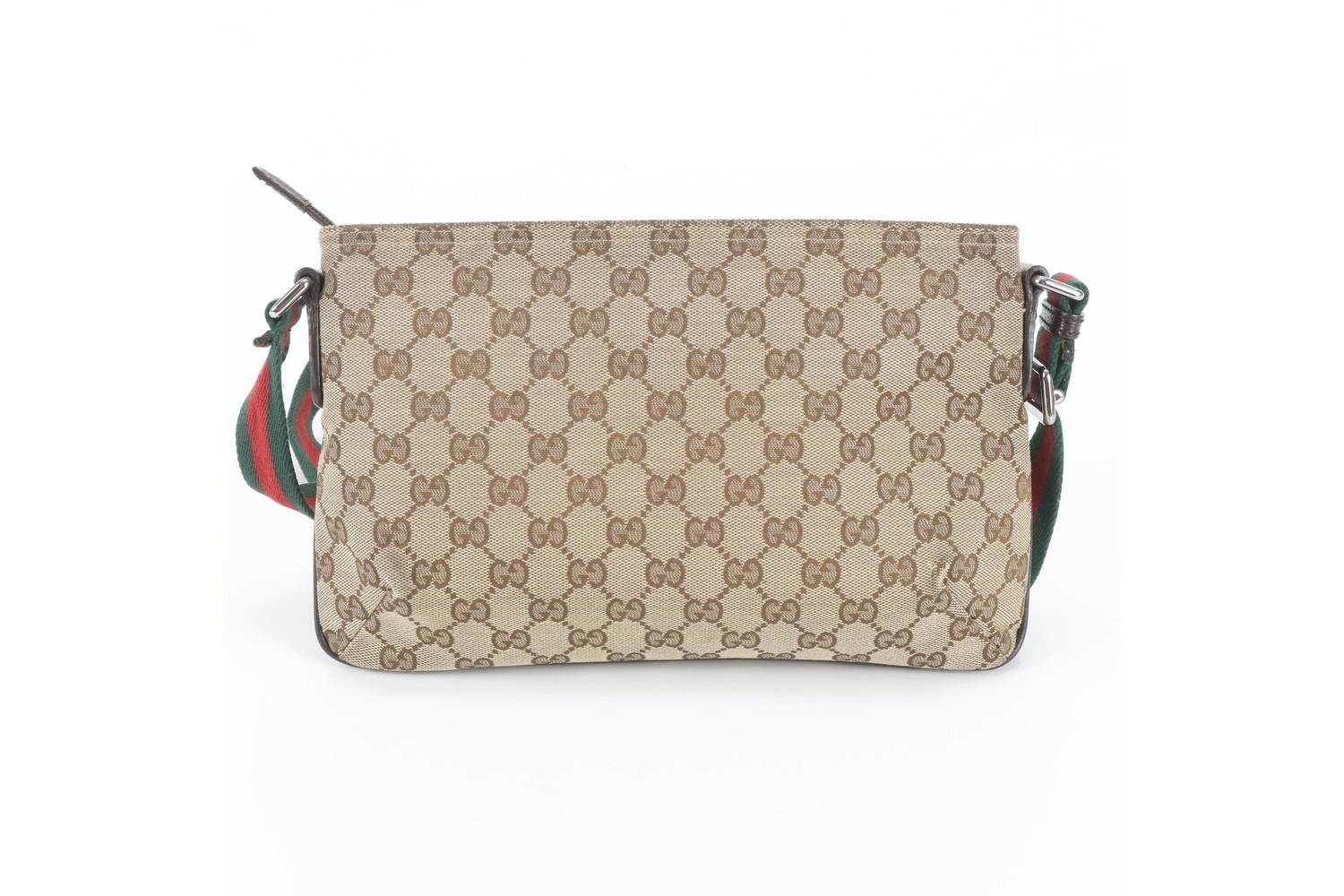 GG Canvas Sherry Line 189749 Leather Shoulder Bag — view 3