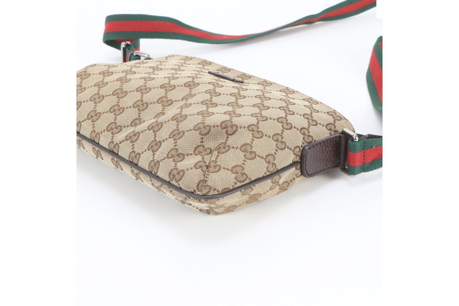 GG Canvas Sherry Line 189749 Leather Shoulder Bag — view 4