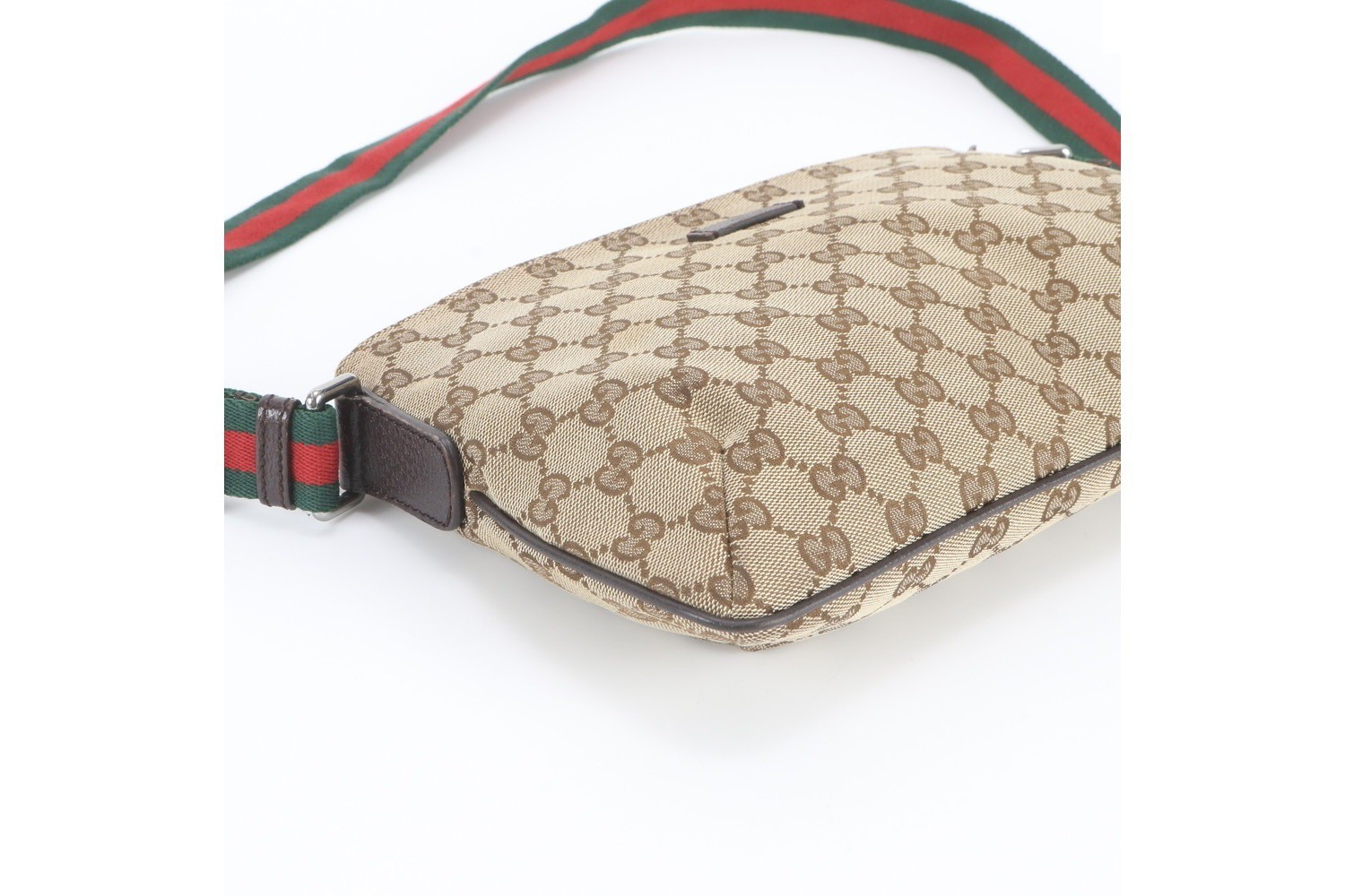 GG Canvas Sherry Line 189749 Leather Shoulder Bag — view 5