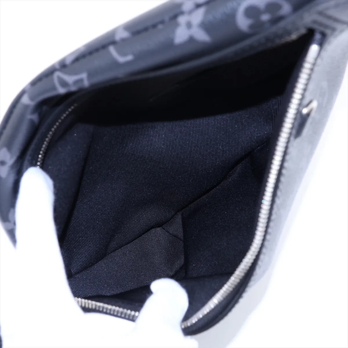 Monogram Eclipse Duo Sling Bag M30936 Black (RFID detected) — view 6