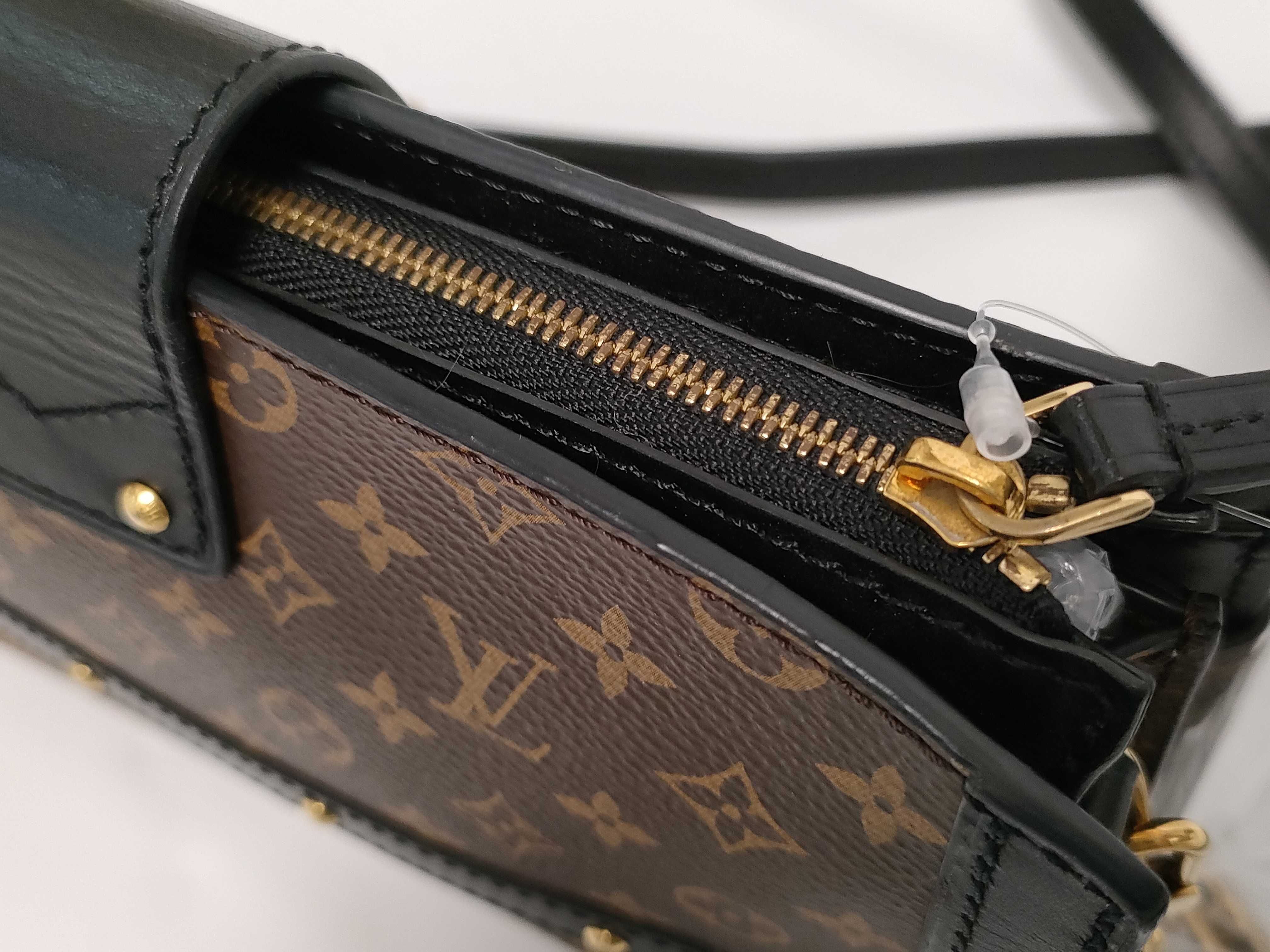 Monogram Trunk Clutch Brown Gold Monogram Reverse IC Shoulder Bag — view 5