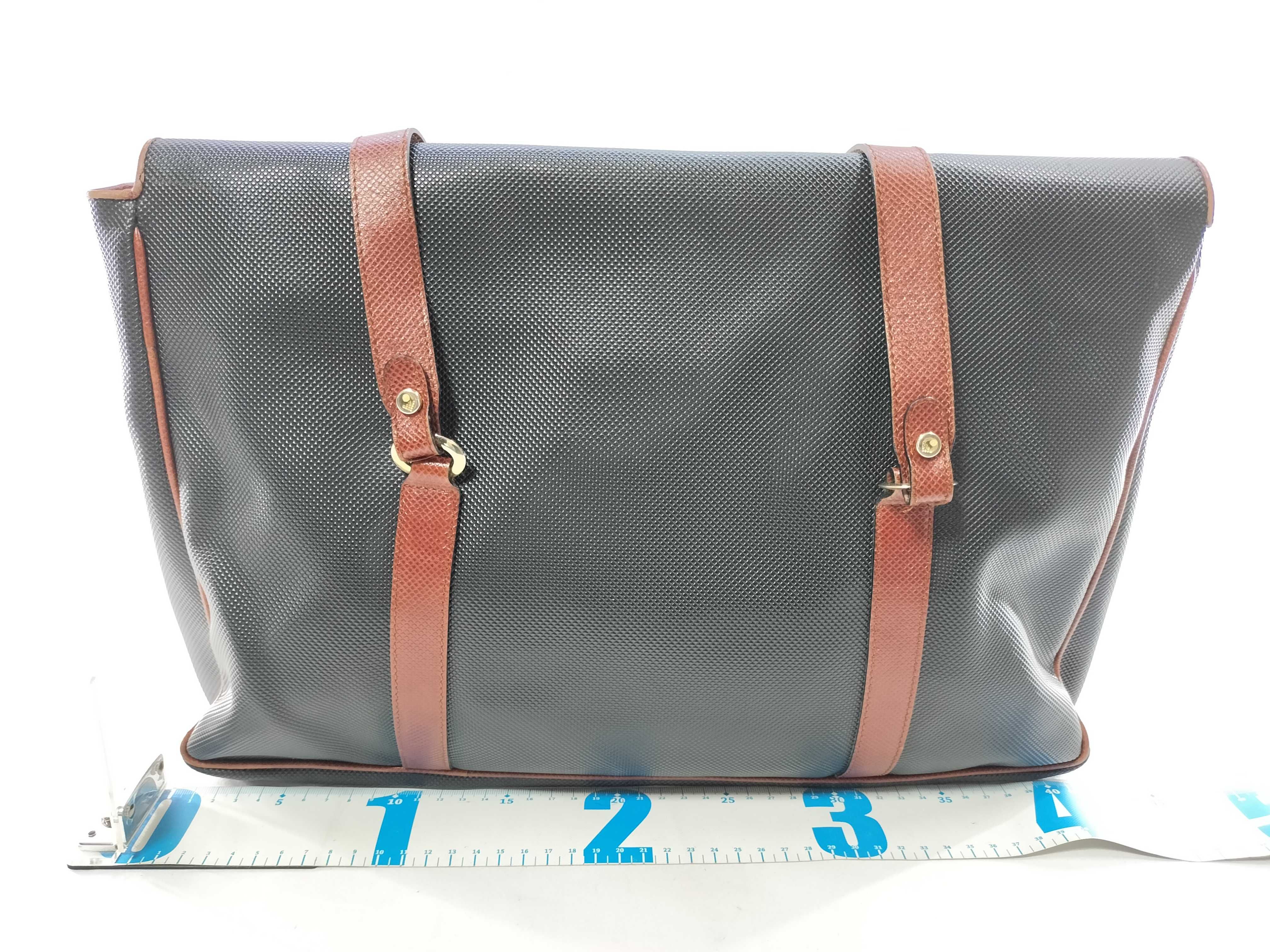 leather tote bag — view 2