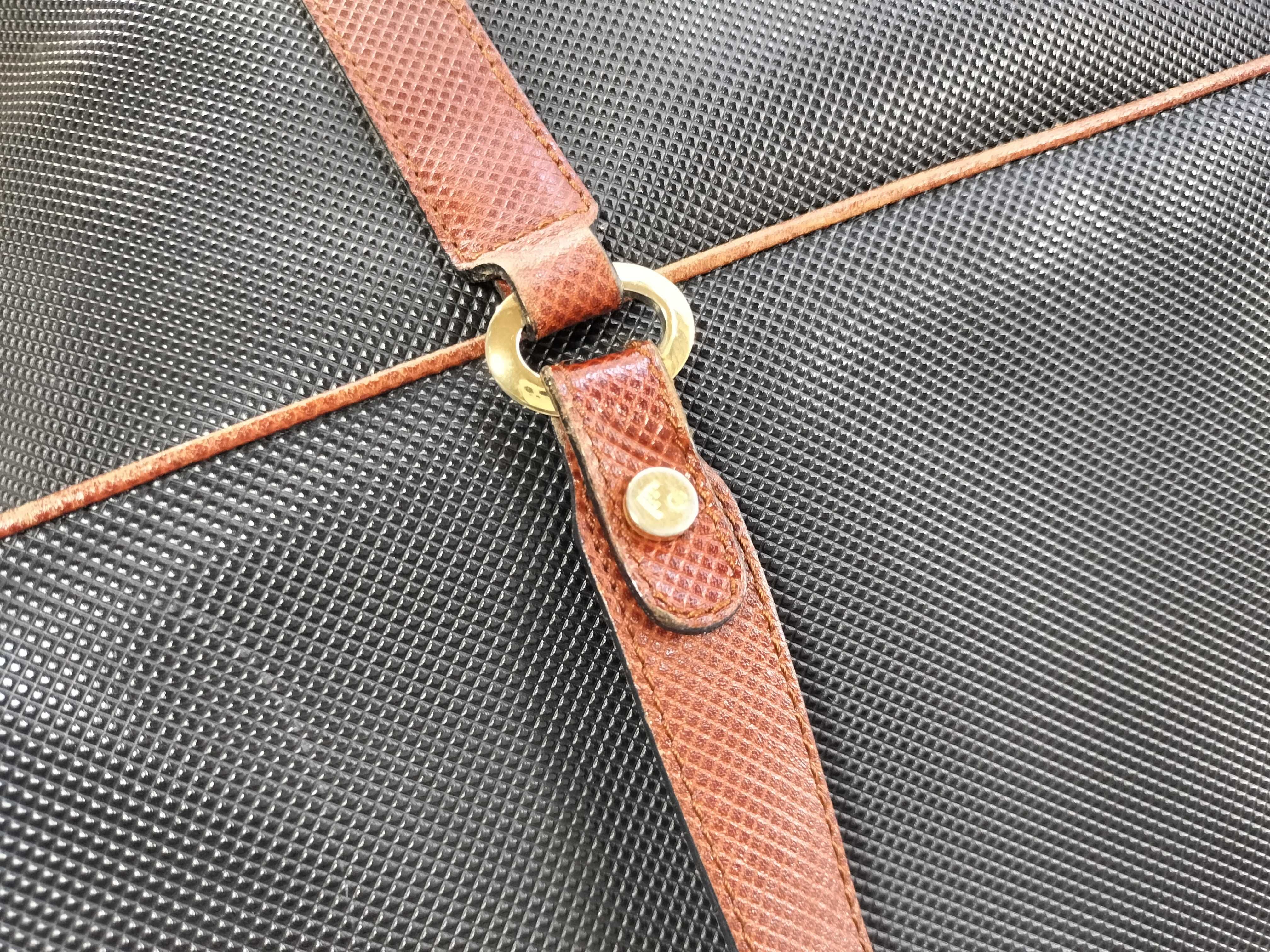 leather tote bag — view 5