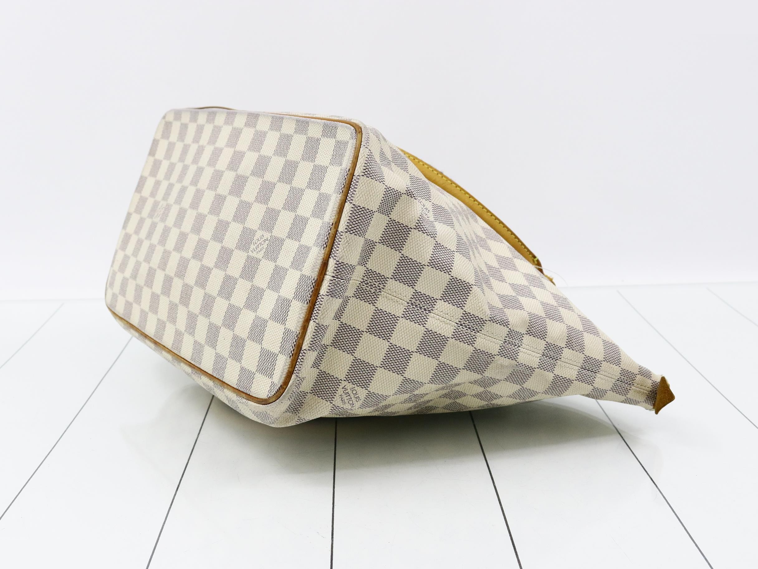 Damier Azur Saleya MM Tote Bag — view 6