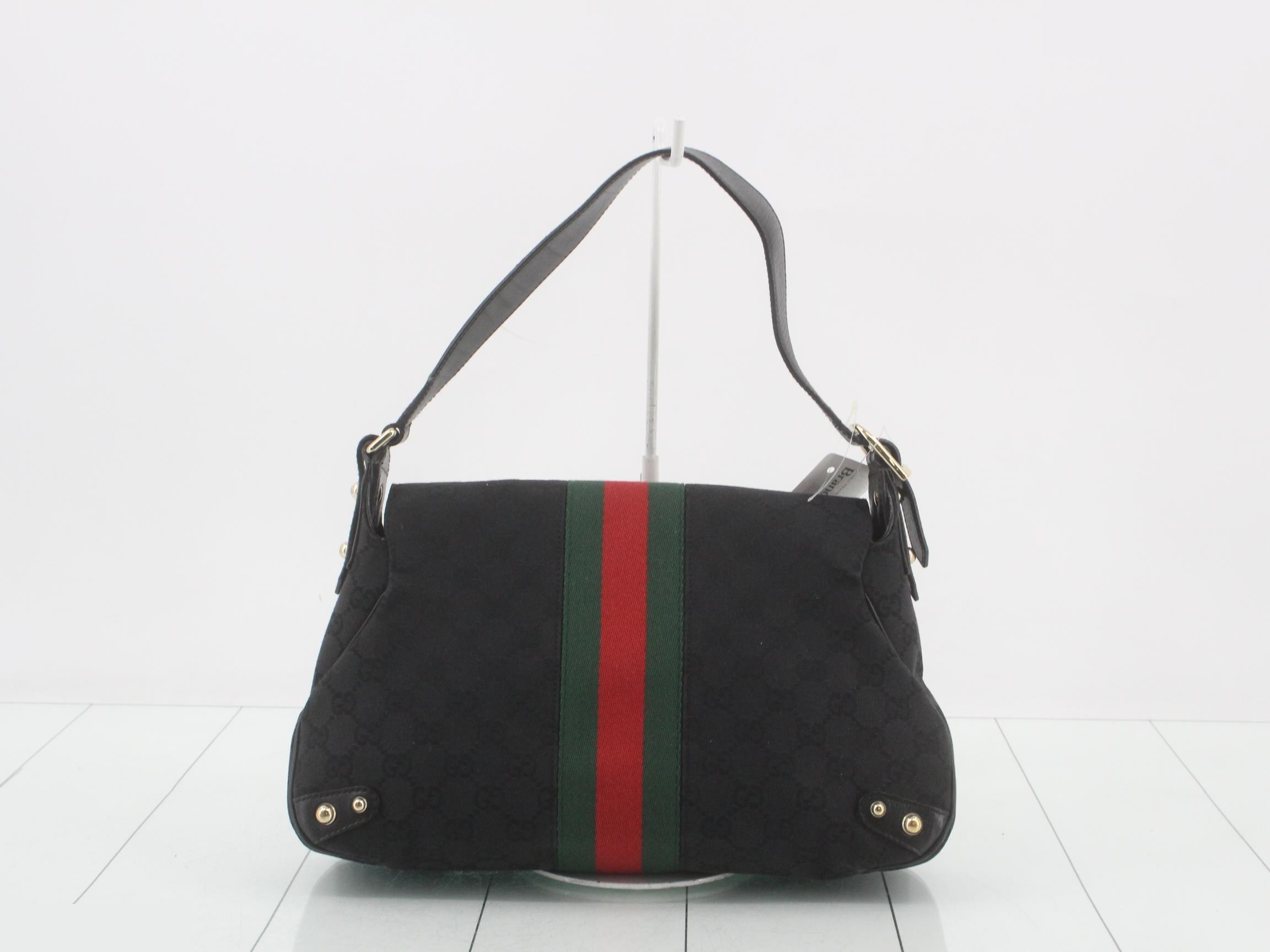 GG Canvas Horsebit Shoulder Bag — view 2