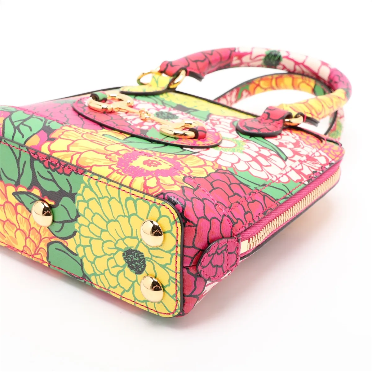 Horsebit 1955 Leather 2-Way Handbag, Multicolor 640716 — view 3