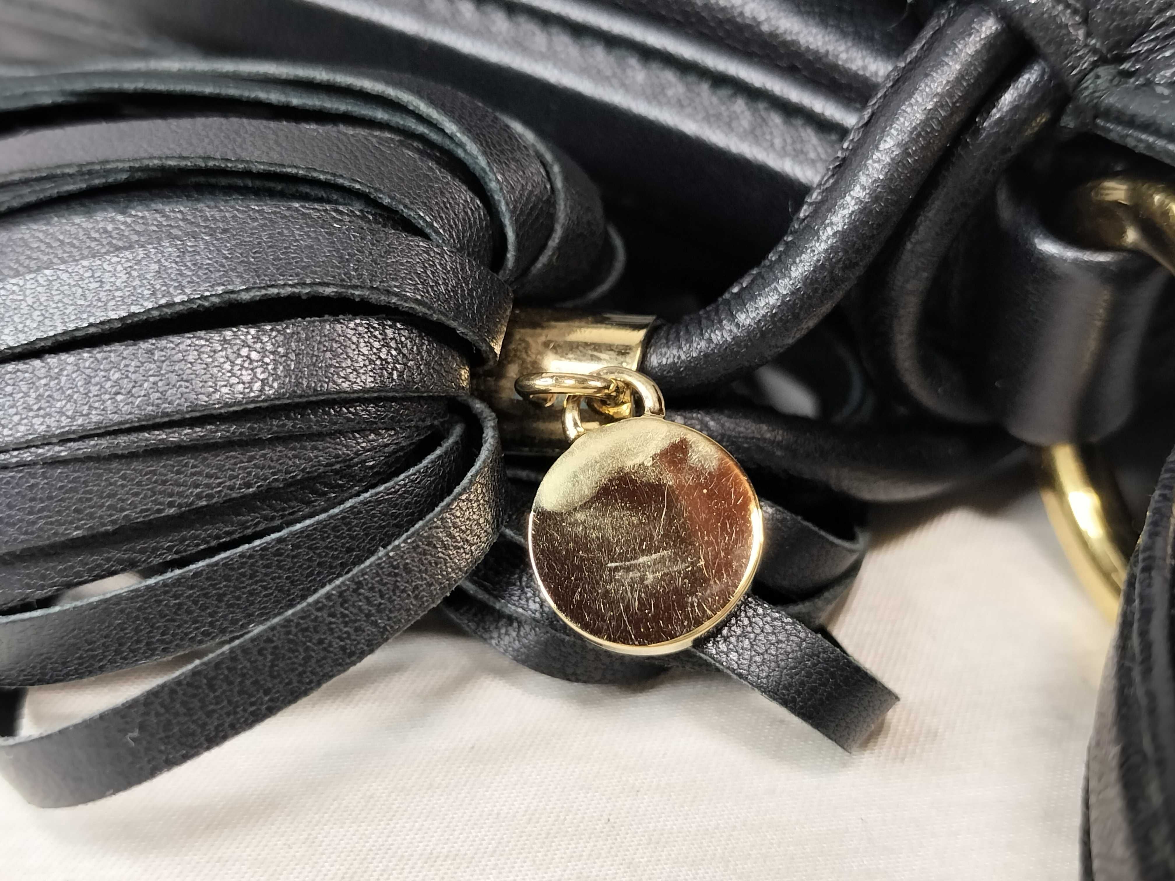Leather Flamenco Shoulder Bag — view 15