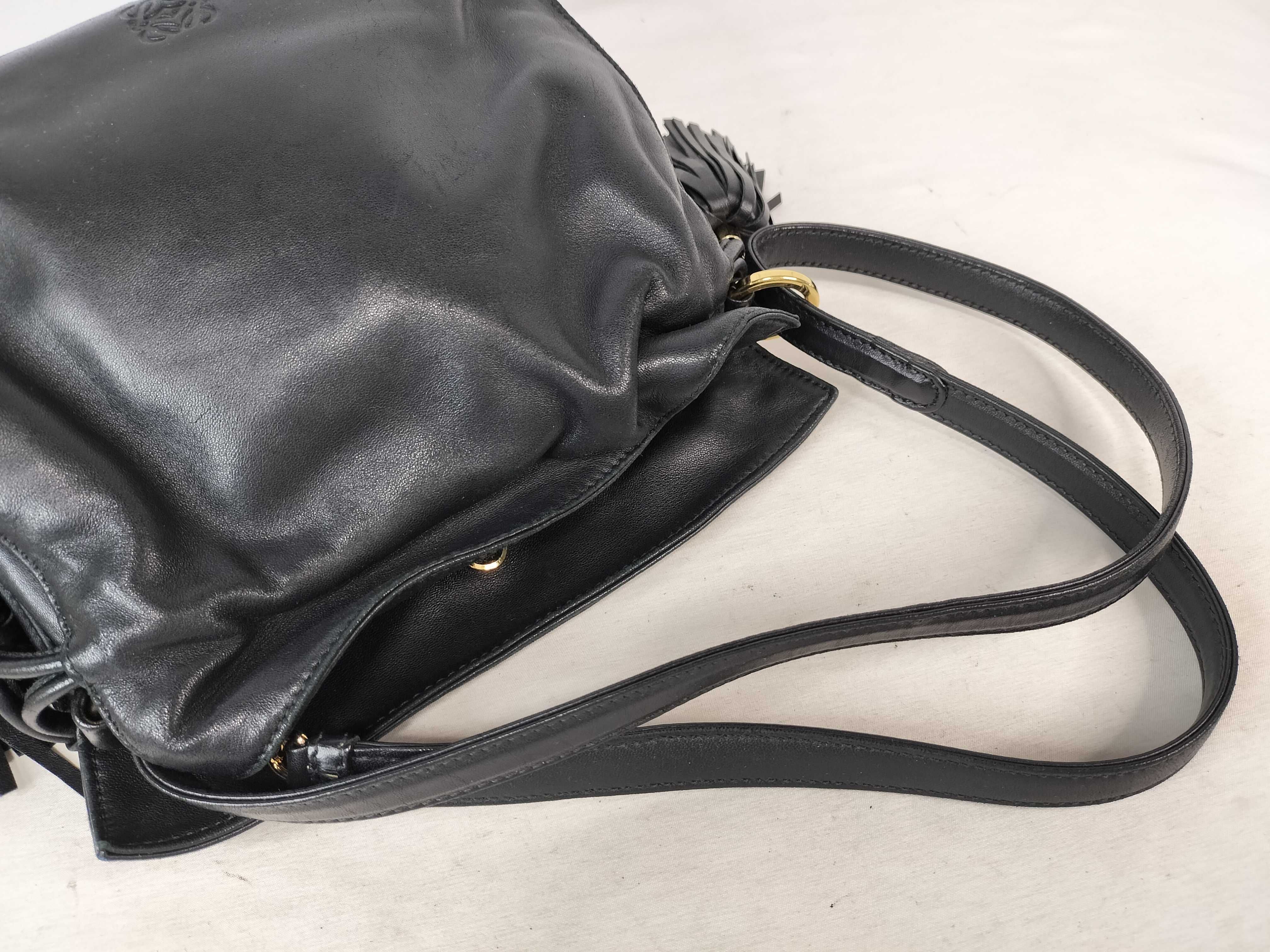 Leather Flamenco Shoulder Bag — view 3
