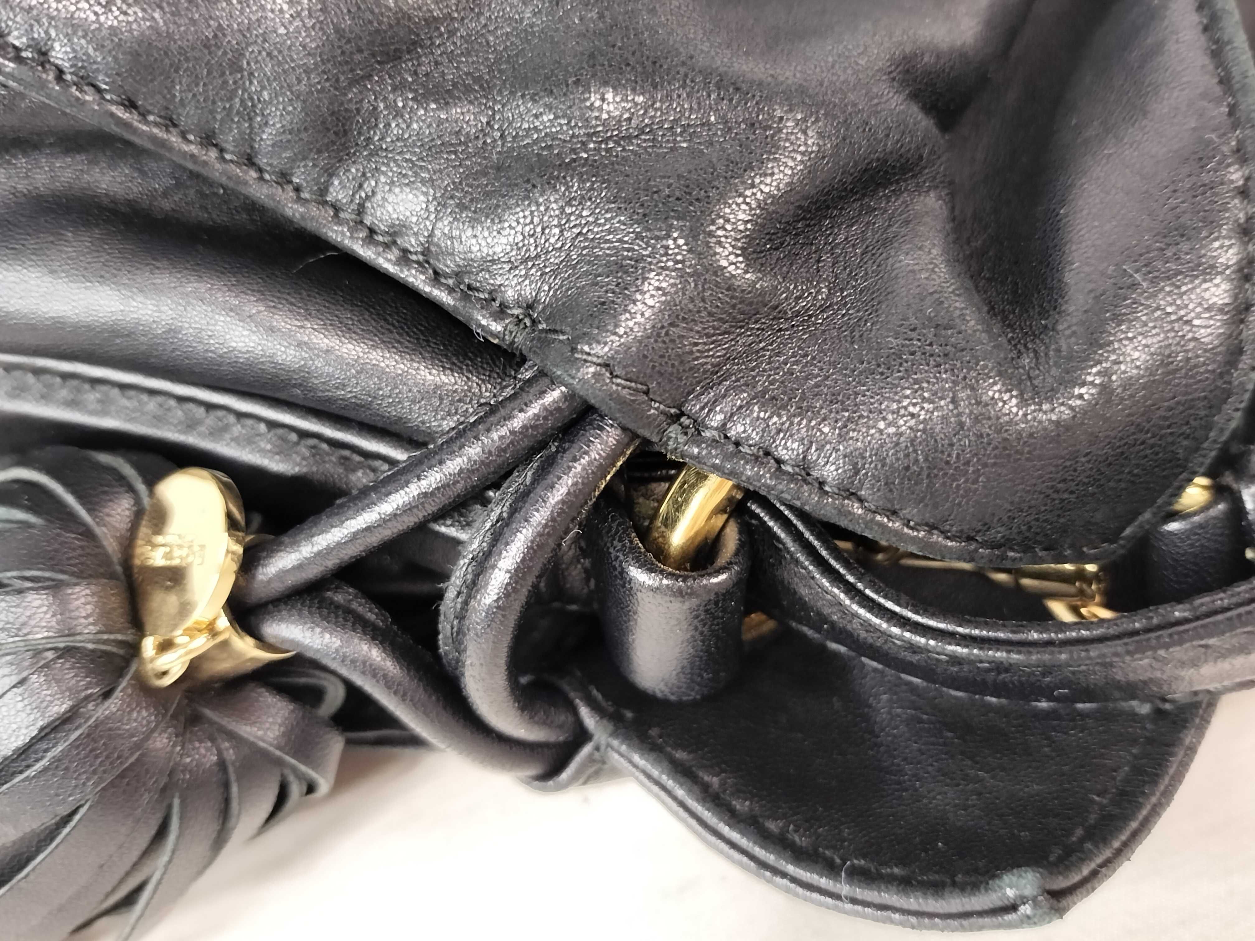 Leather Flamenco Shoulder Bag — view 5