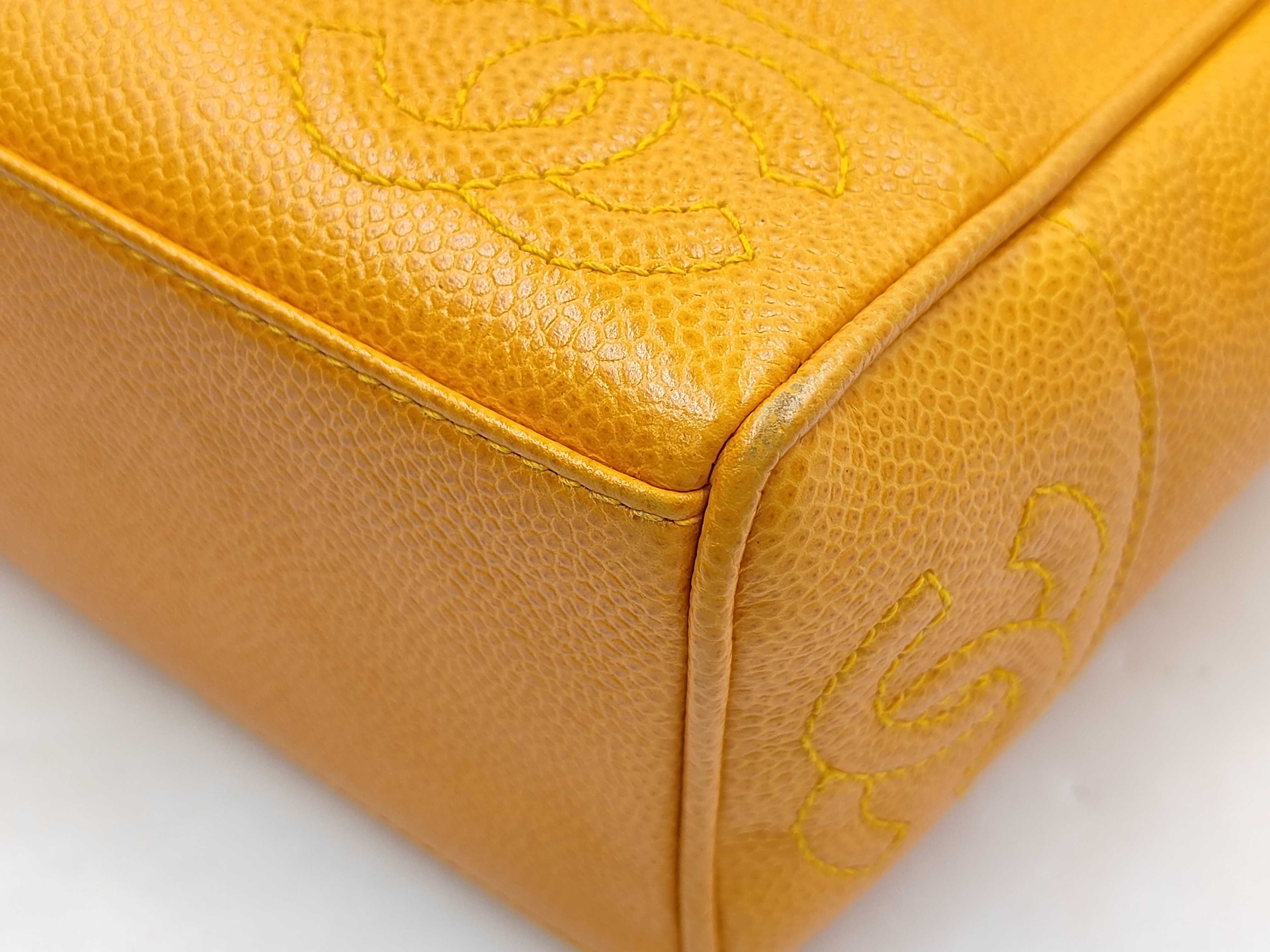 Triple Coco Caviar Skin Chain Shoulder Bag — view 3
