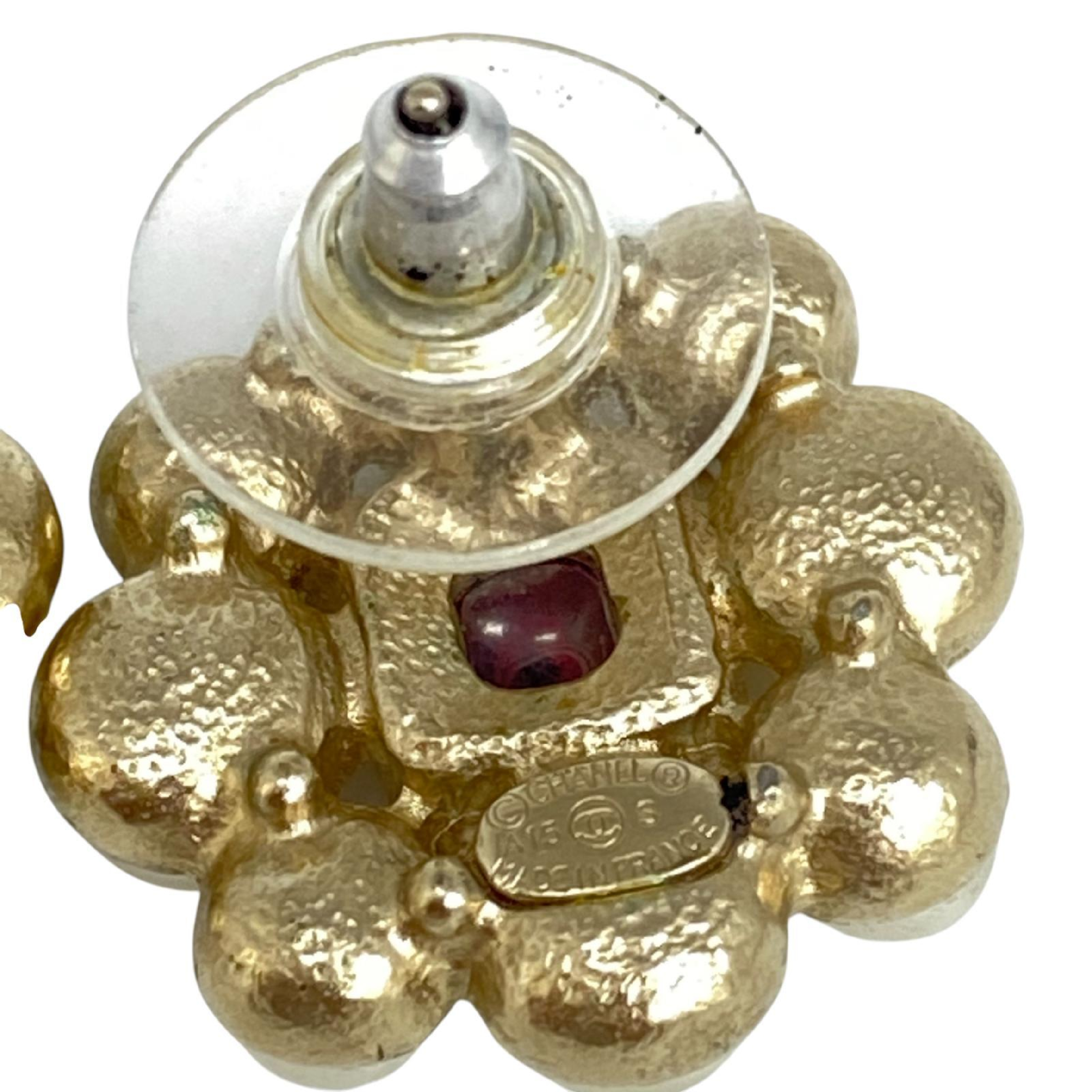 【*Shipped from: Hong Kong*】CHANEL ( ) Gold-colored faux pearl A15S earrings — view 6