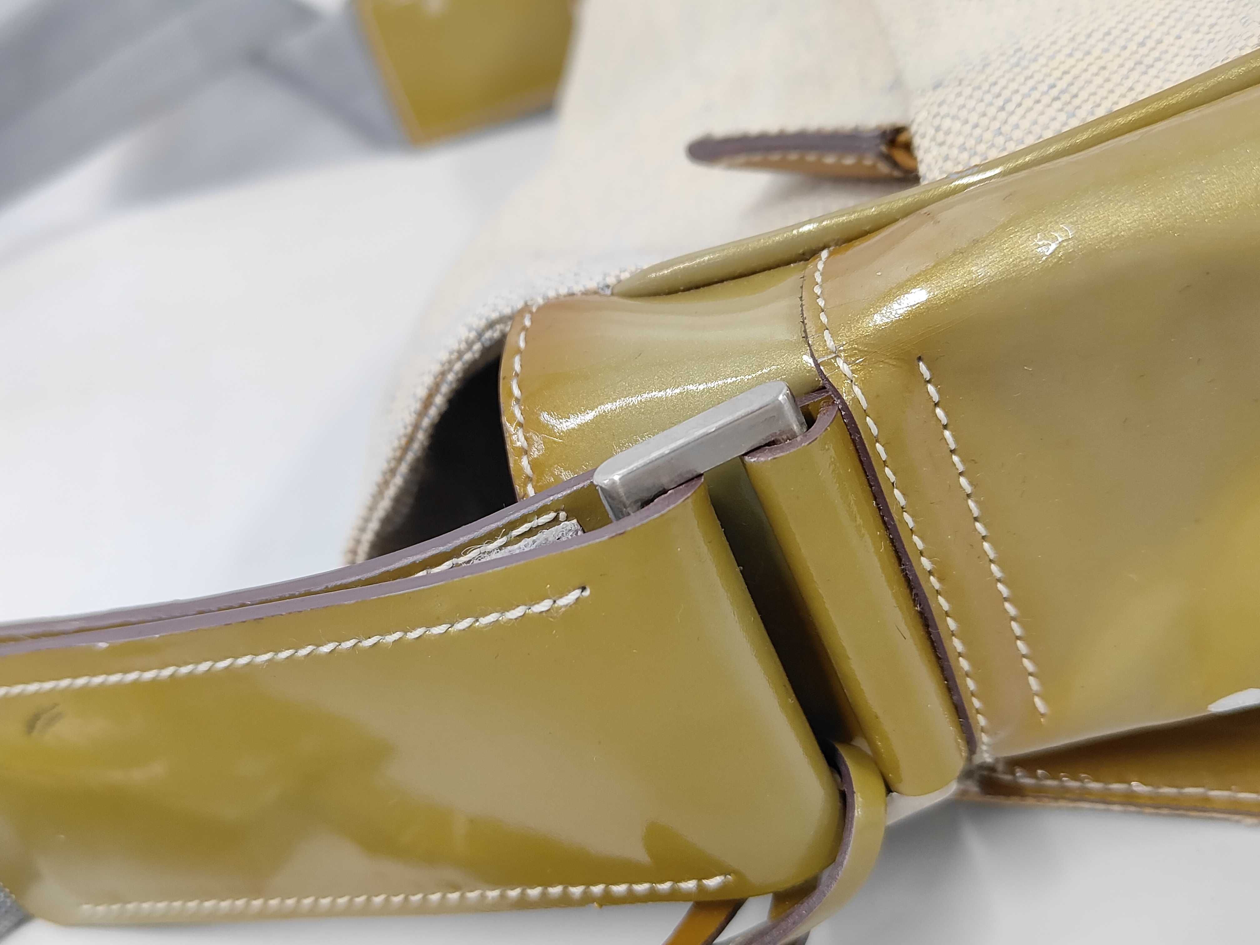 Archive Prada Shoulder Bag Canvas Patent Shoulder Bag — view 6