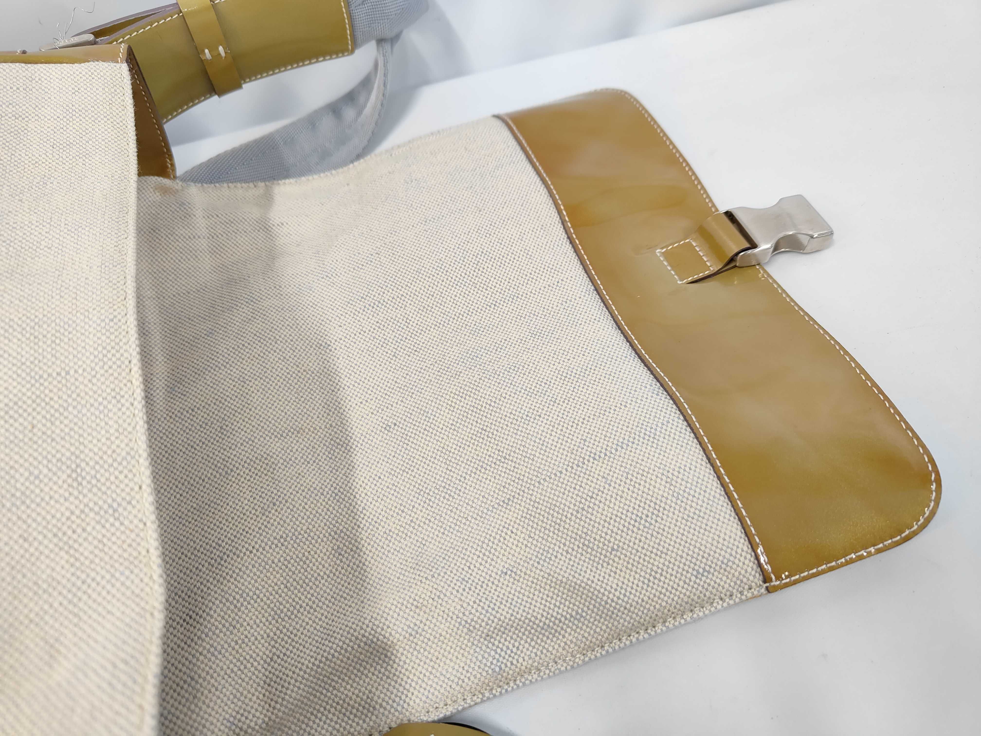 Archive Prada Shoulder Bag Canvas Patent Shoulder Bag — view 8