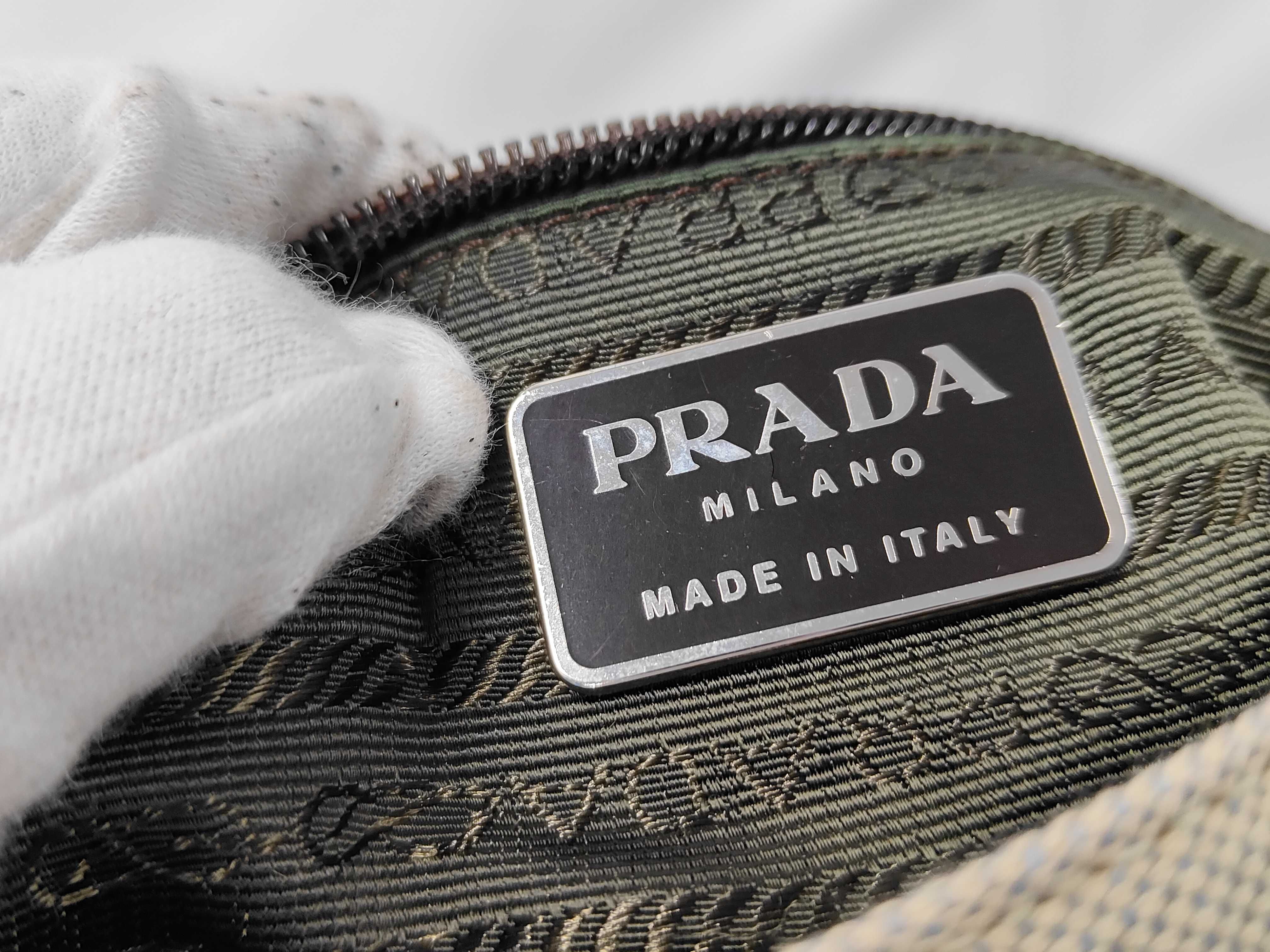 Archive Prada Shoulder Bag Canvas Patent Shoulder Bag — view 10