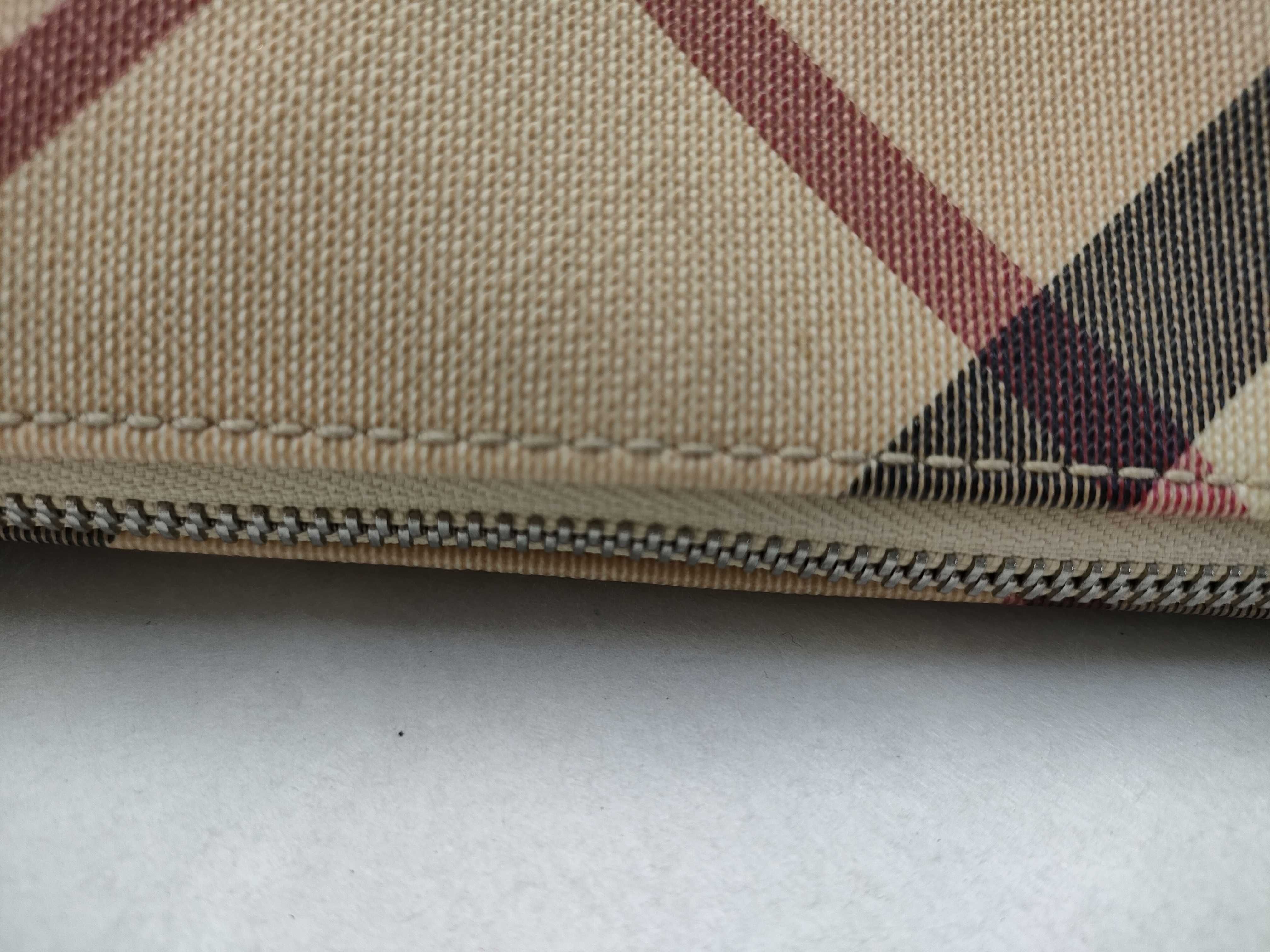 Nova Check Leather x PVC Accessory Pouch Handbag Pouch — view 6