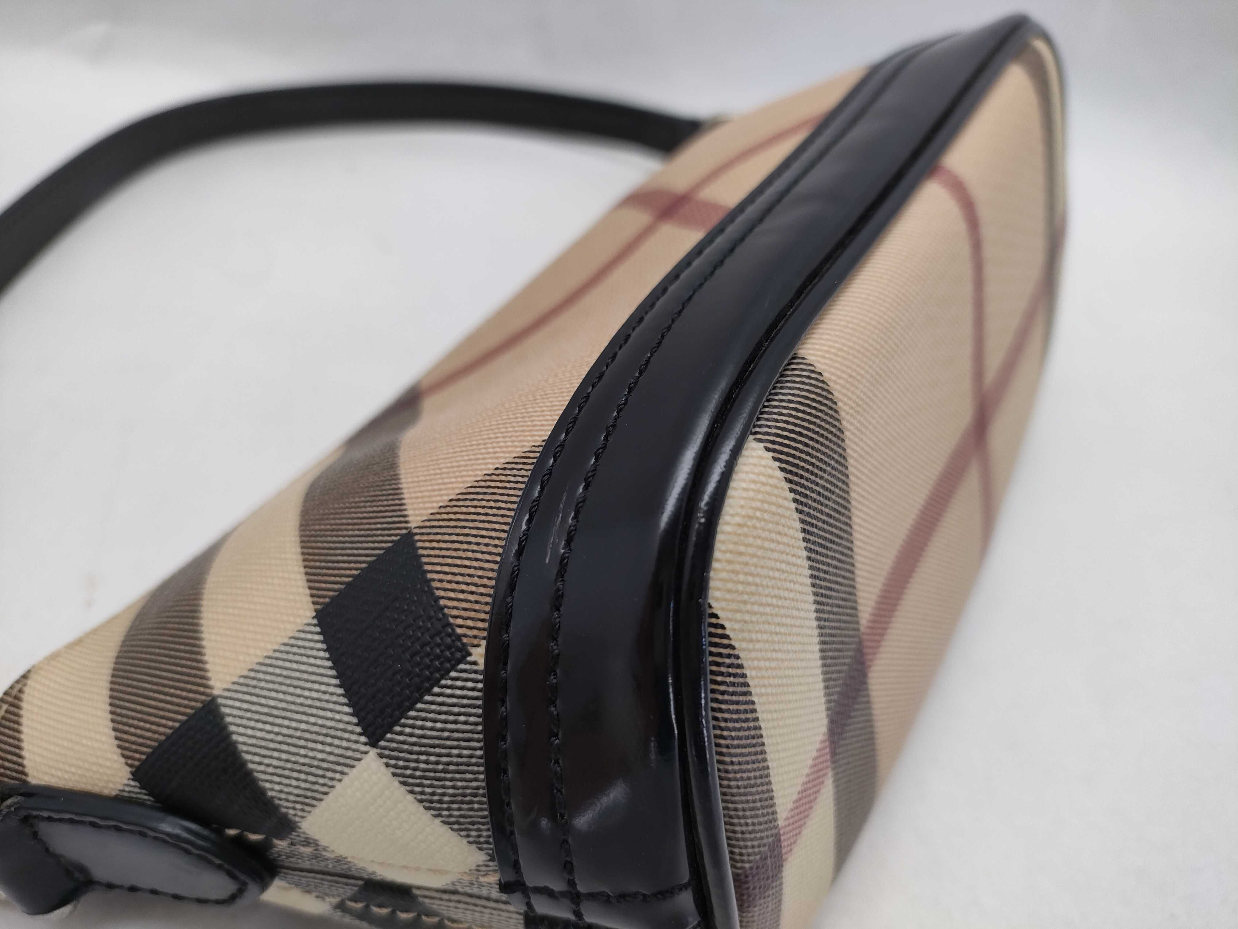 Nova Check Leather x PVC Accessory Pouch Handbag Pouch — view 8