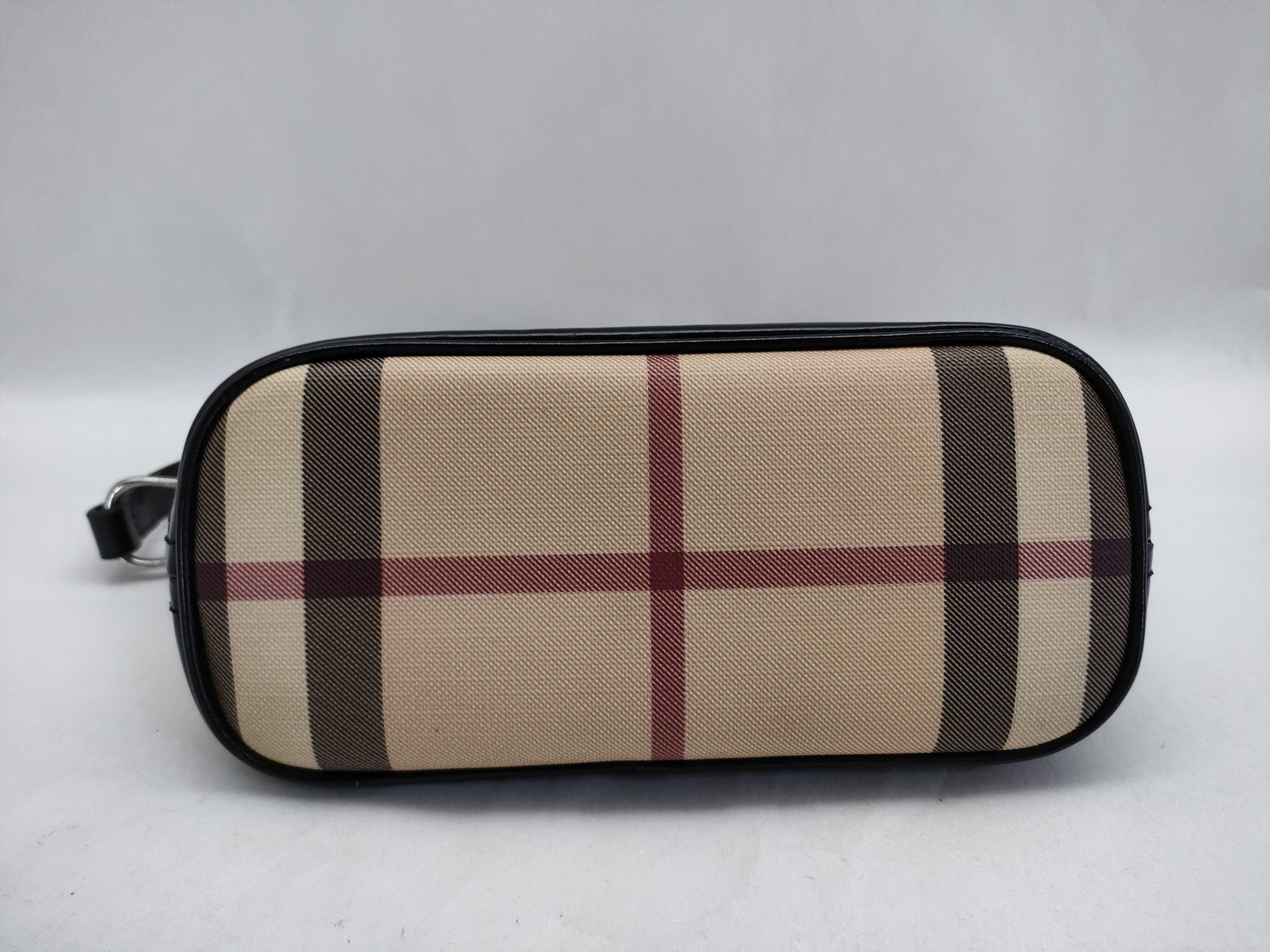 Nova Check Leather x PVC Accessory Pouch Handbag Pouch — view 9