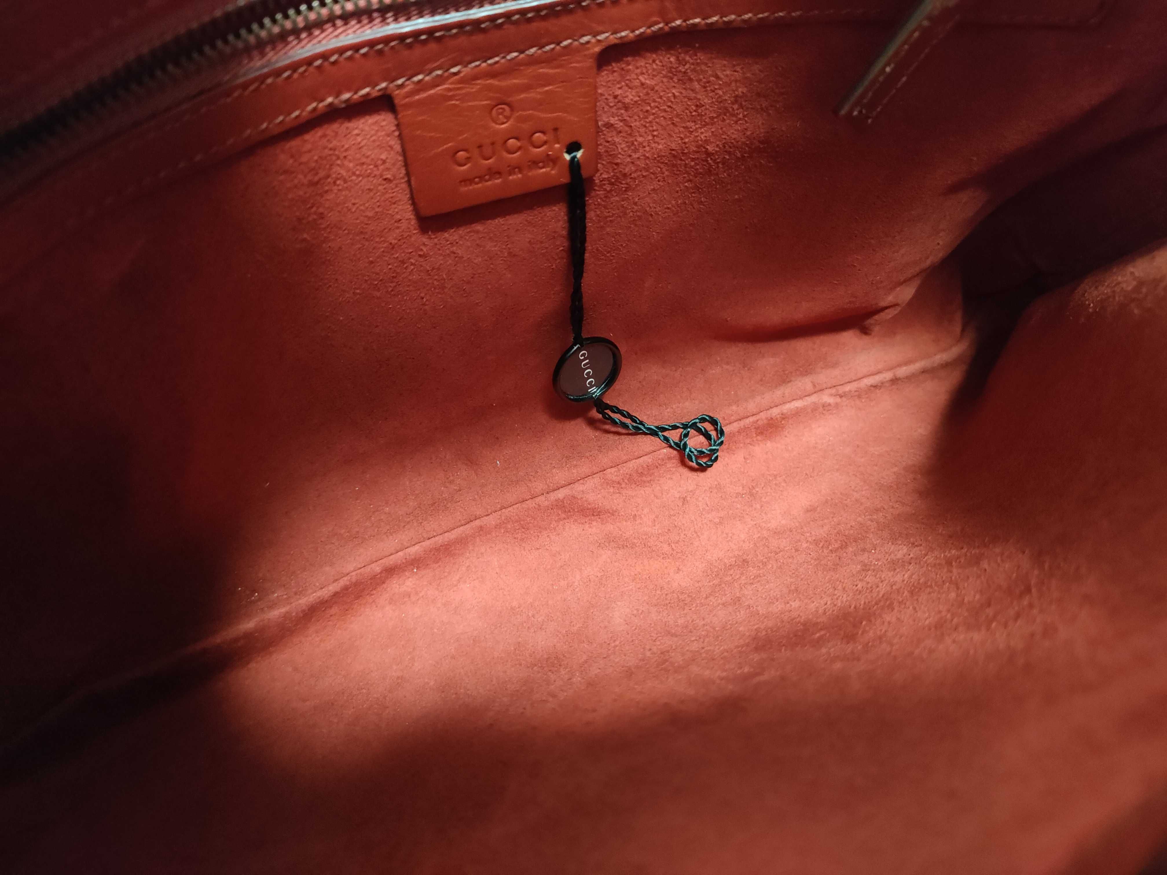 One-Shoulder Bag, Interlocking Leather Shoulder Bag — view 14