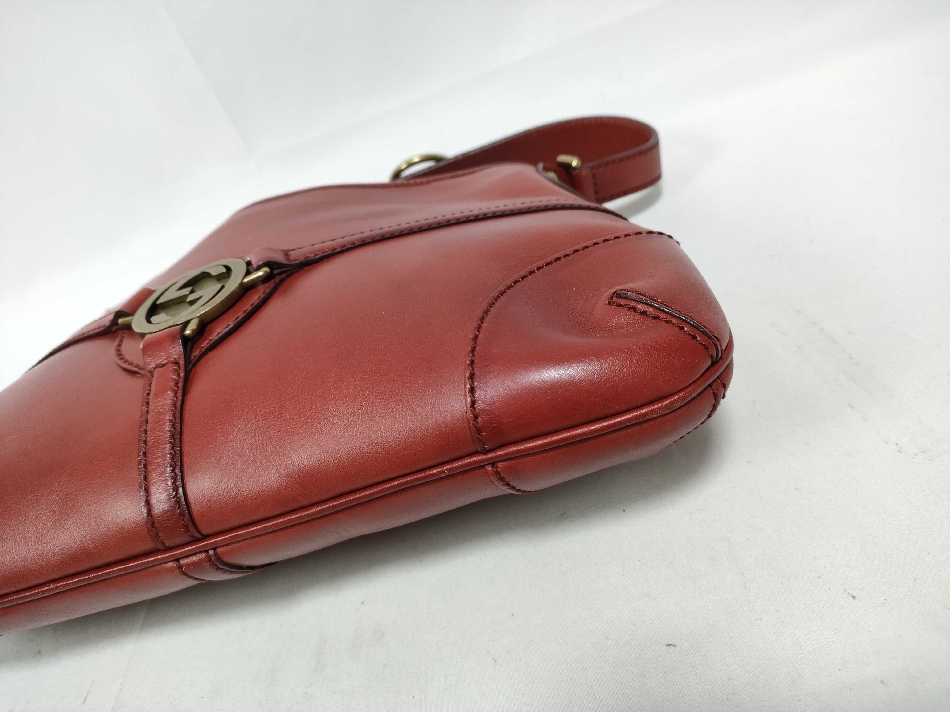 One-Shoulder Bag, Interlocking Leather Shoulder Bag — view 4
