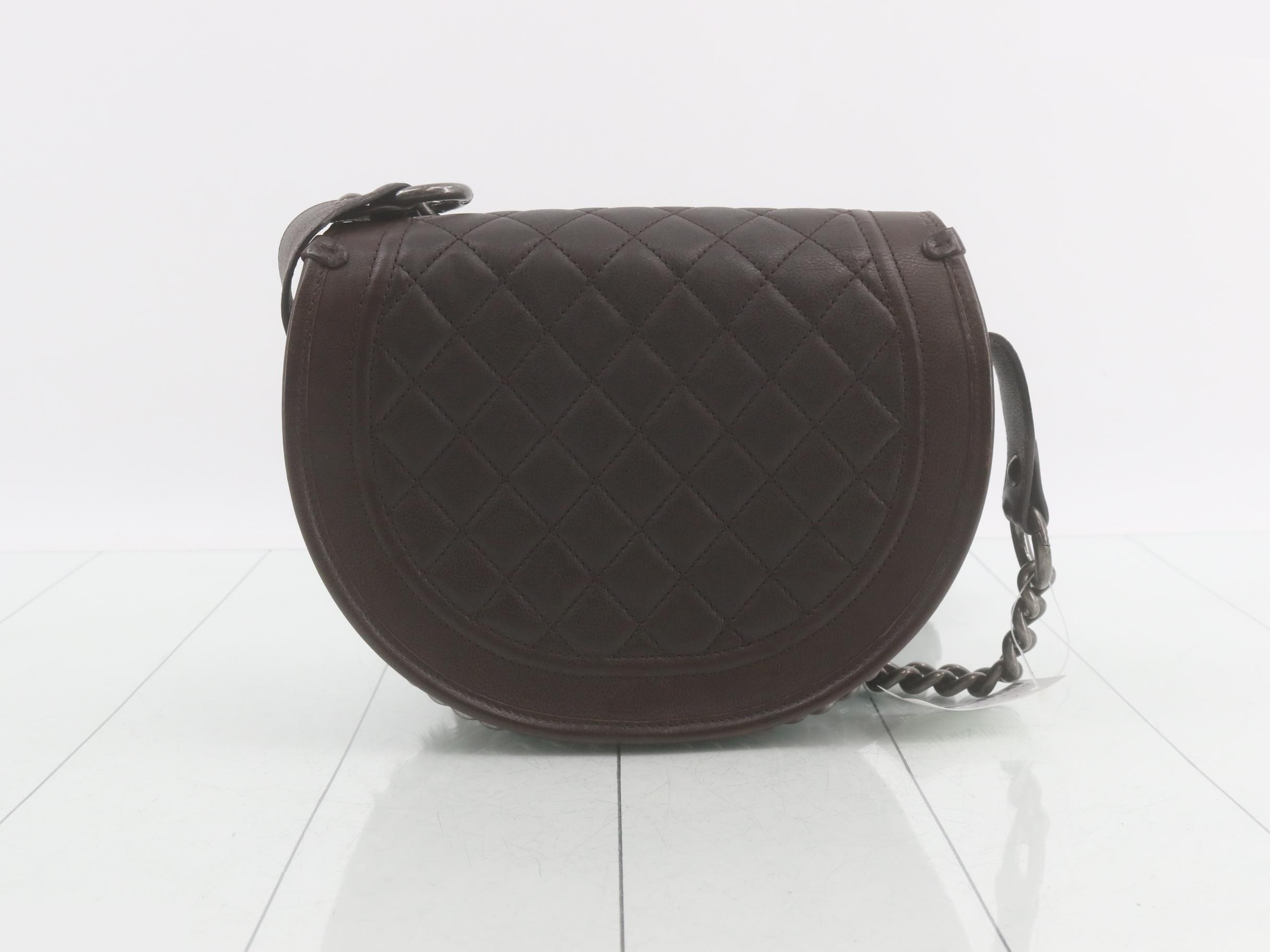 Paris Dallas Pony Hair Studded Chain Shoulder Bag, Item No. 19 — view 2