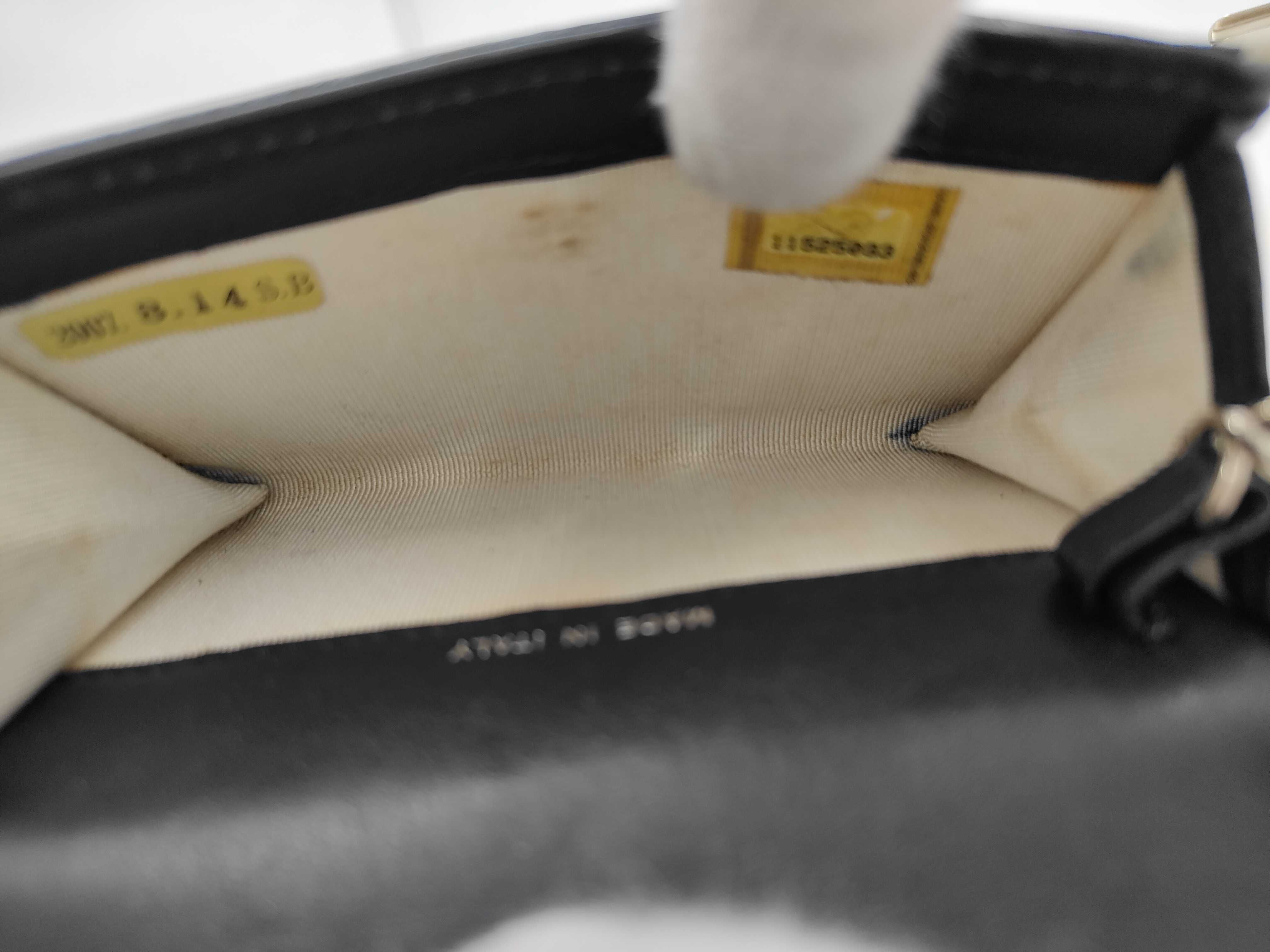 Matelassé Coin Case, Caviar Leather, Coco Mark, Black & White — view 6