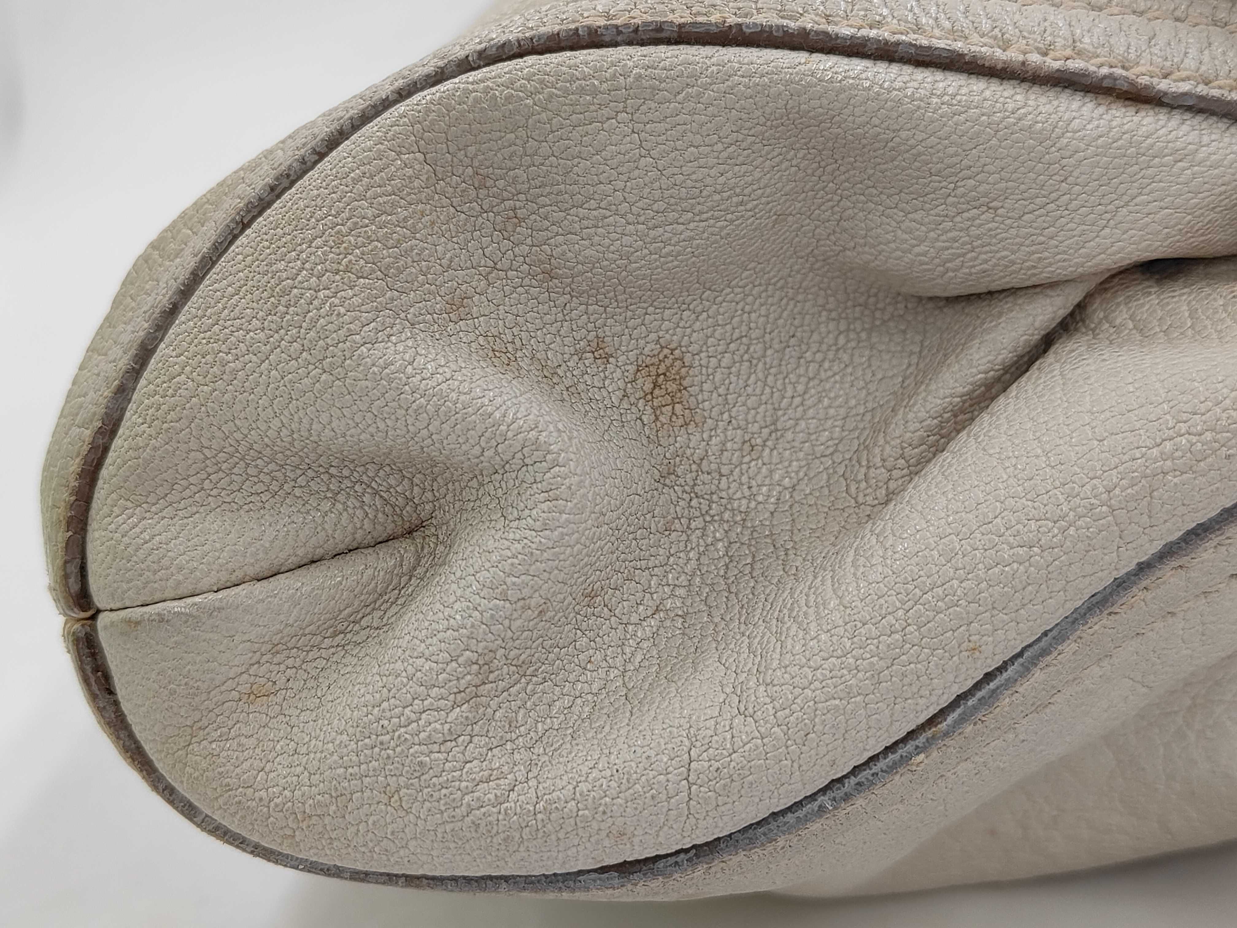 One Leather White Shoulder Bag — view 11