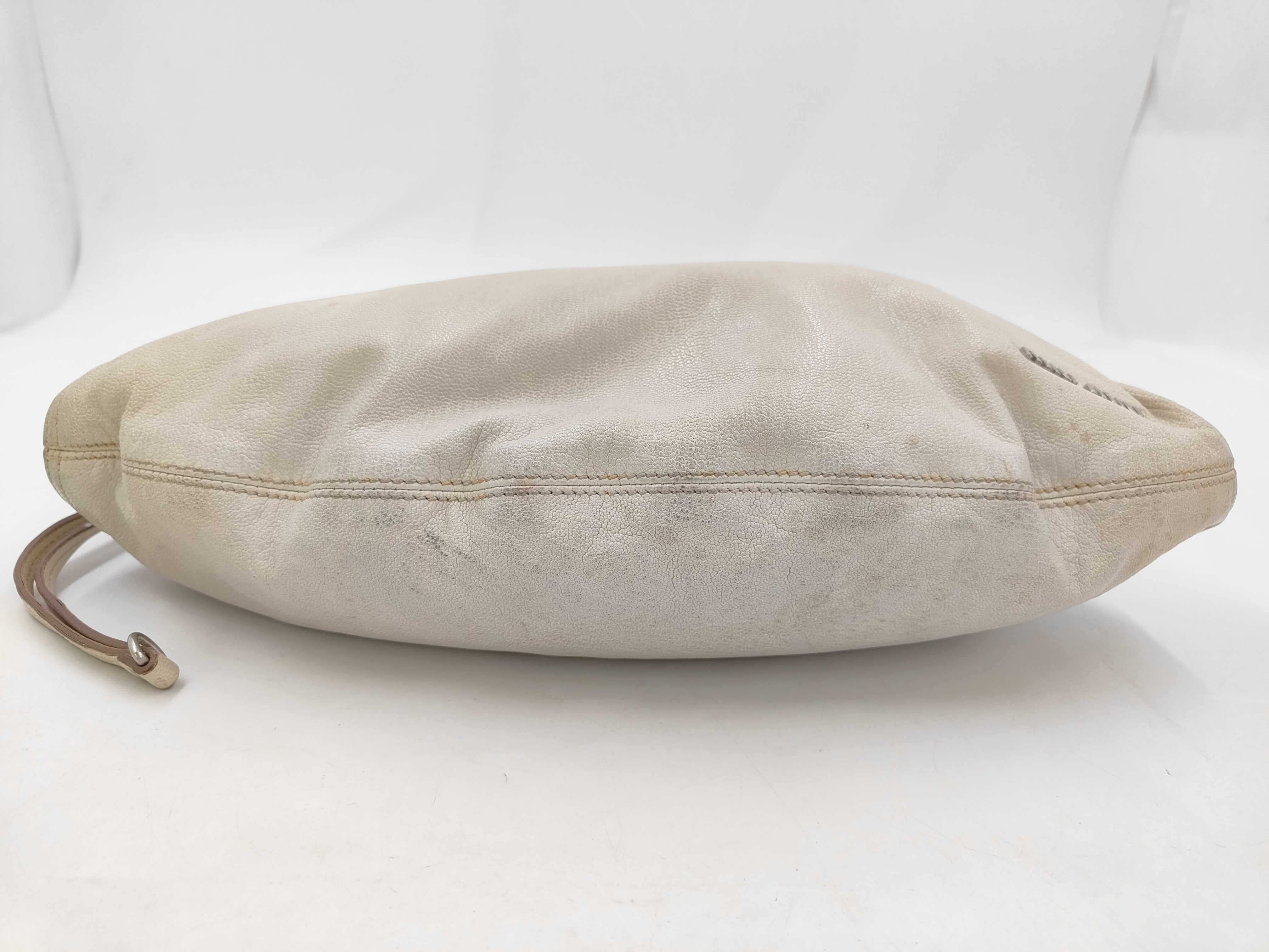 One Leather White Shoulder Bag — view 7