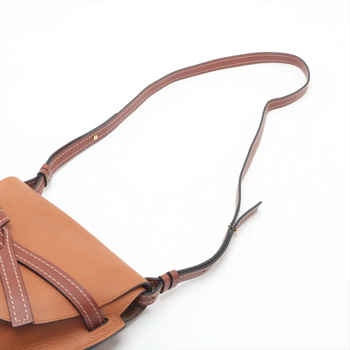 Gate Bag Small Leather Shoulder Bag Brown — view 5