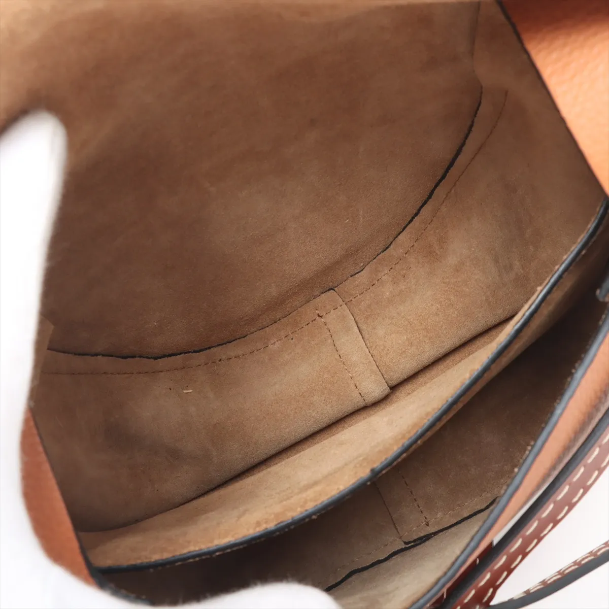 Gate Bag Small Leather Shoulder Bag Brown — view 7