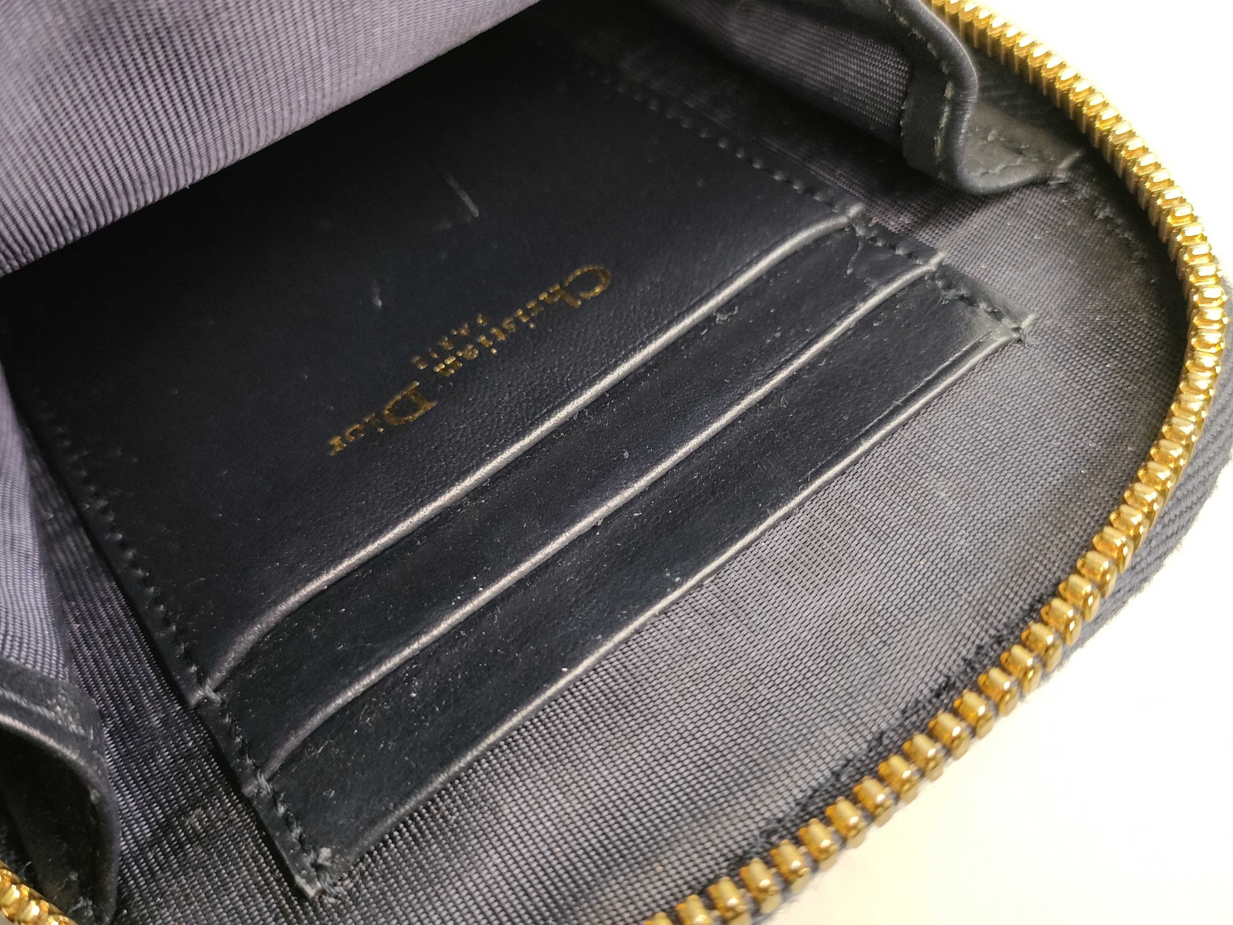 Trotter SG-30 Montaigne Canvas & Leather Phone Pouch Navy Blue 98-MA Handbag — view 13