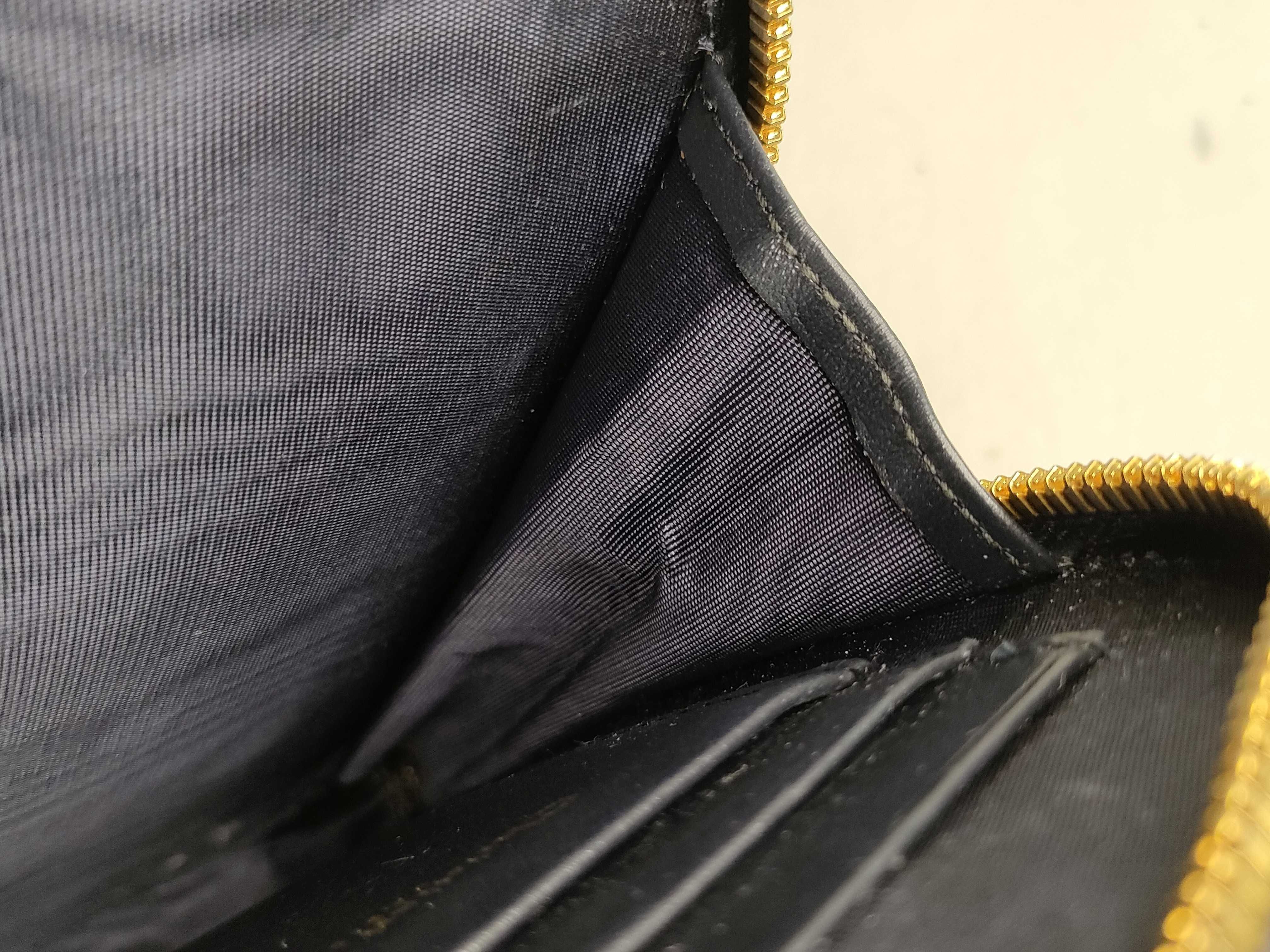 Trotter SG-30 Montaigne Canvas & Leather Phone Pouch Navy Blue 98-MA Handbag — view 10