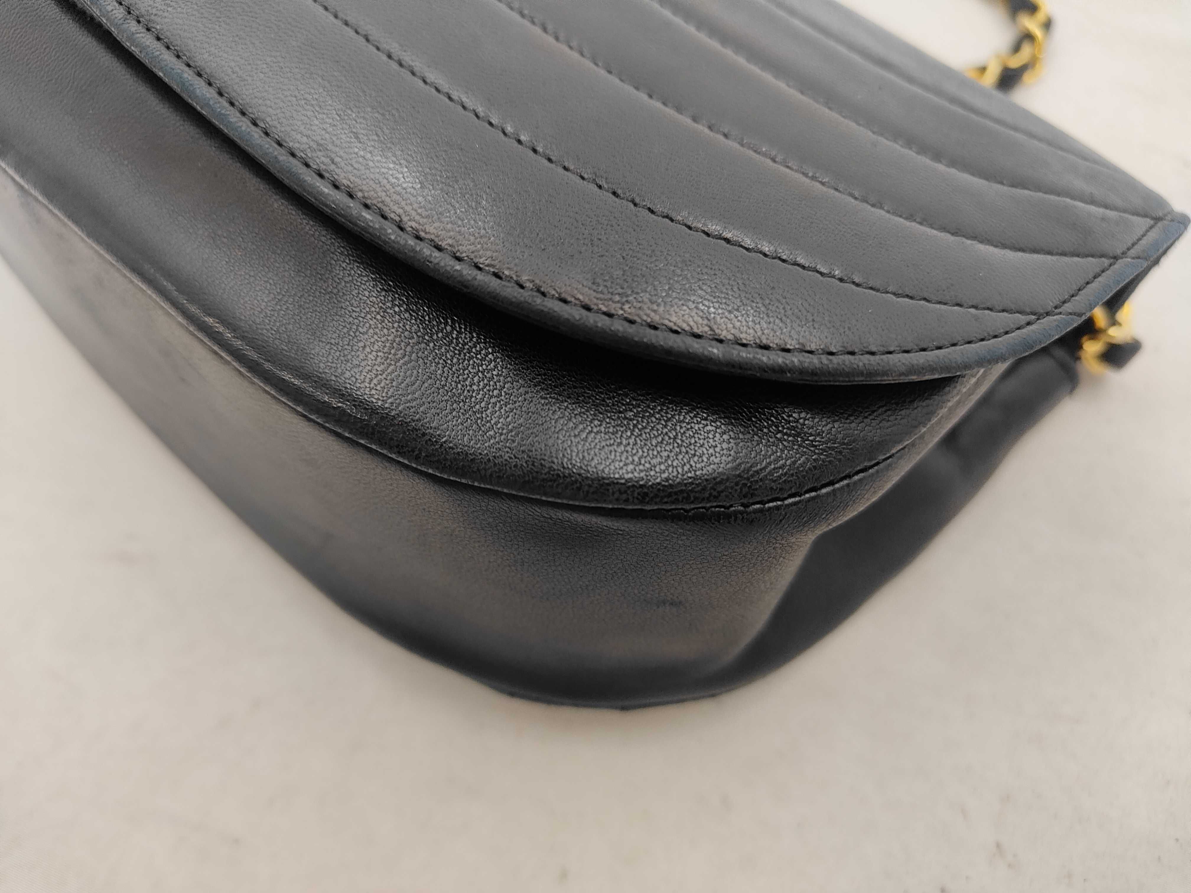 Half Moon Coco Mark Chain Shoulder Bag — view 6