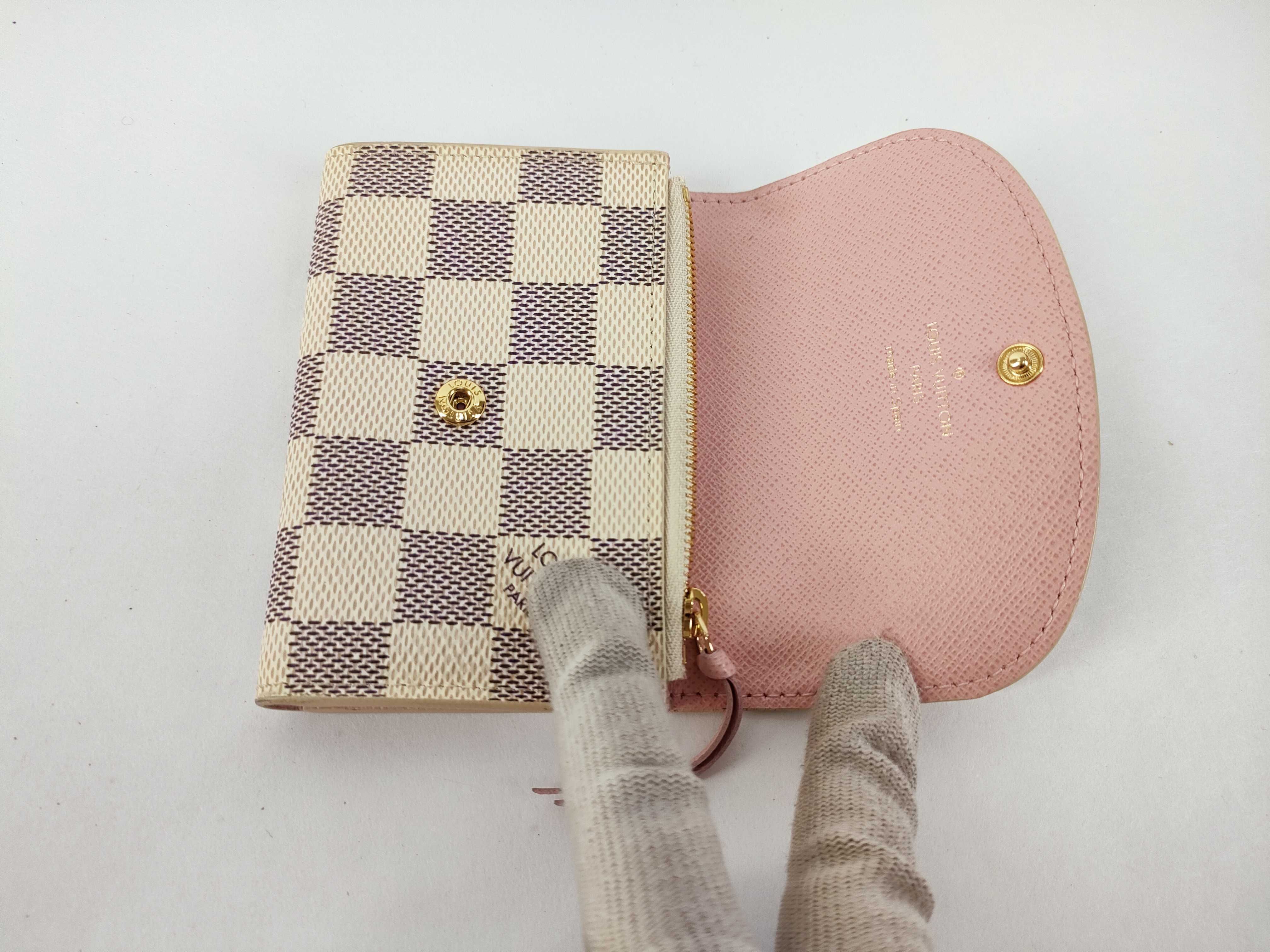 Damier Azur Portemonnaie Rosalie N61276 Wallet — view 9