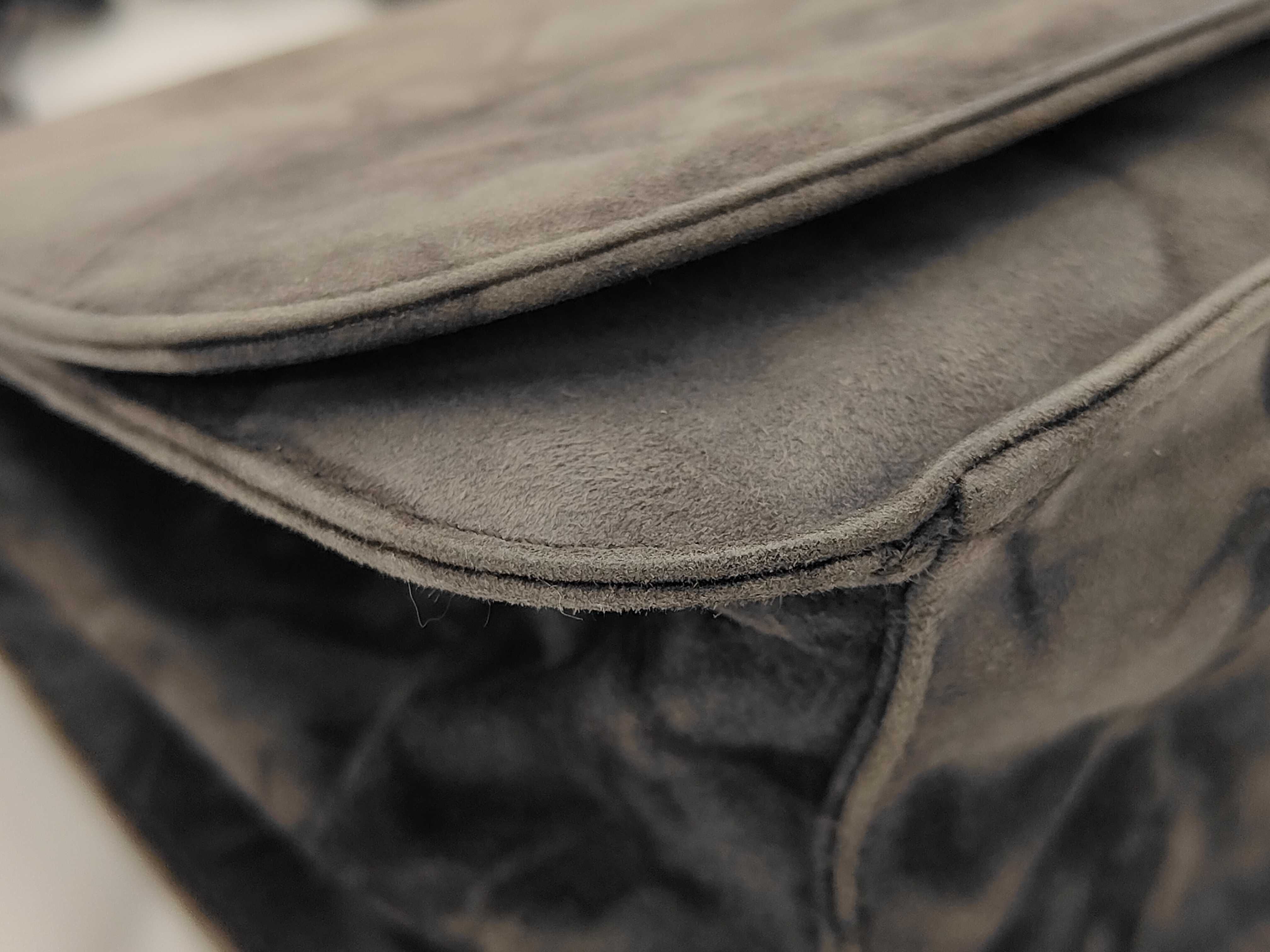 Suede Chain Camouflage Shoulder Bag — view 6