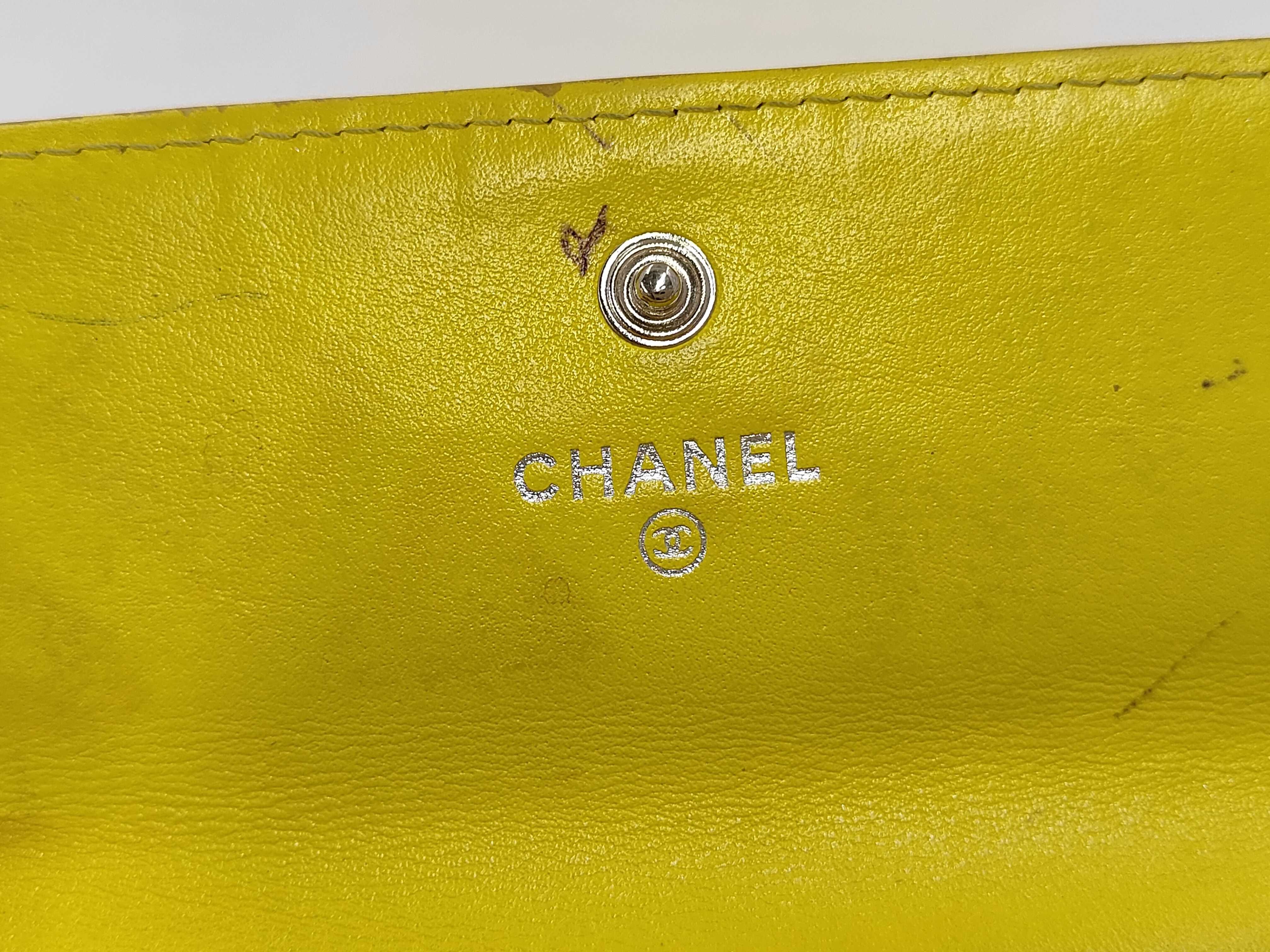 Enamel Wallet, Yellow — view 5