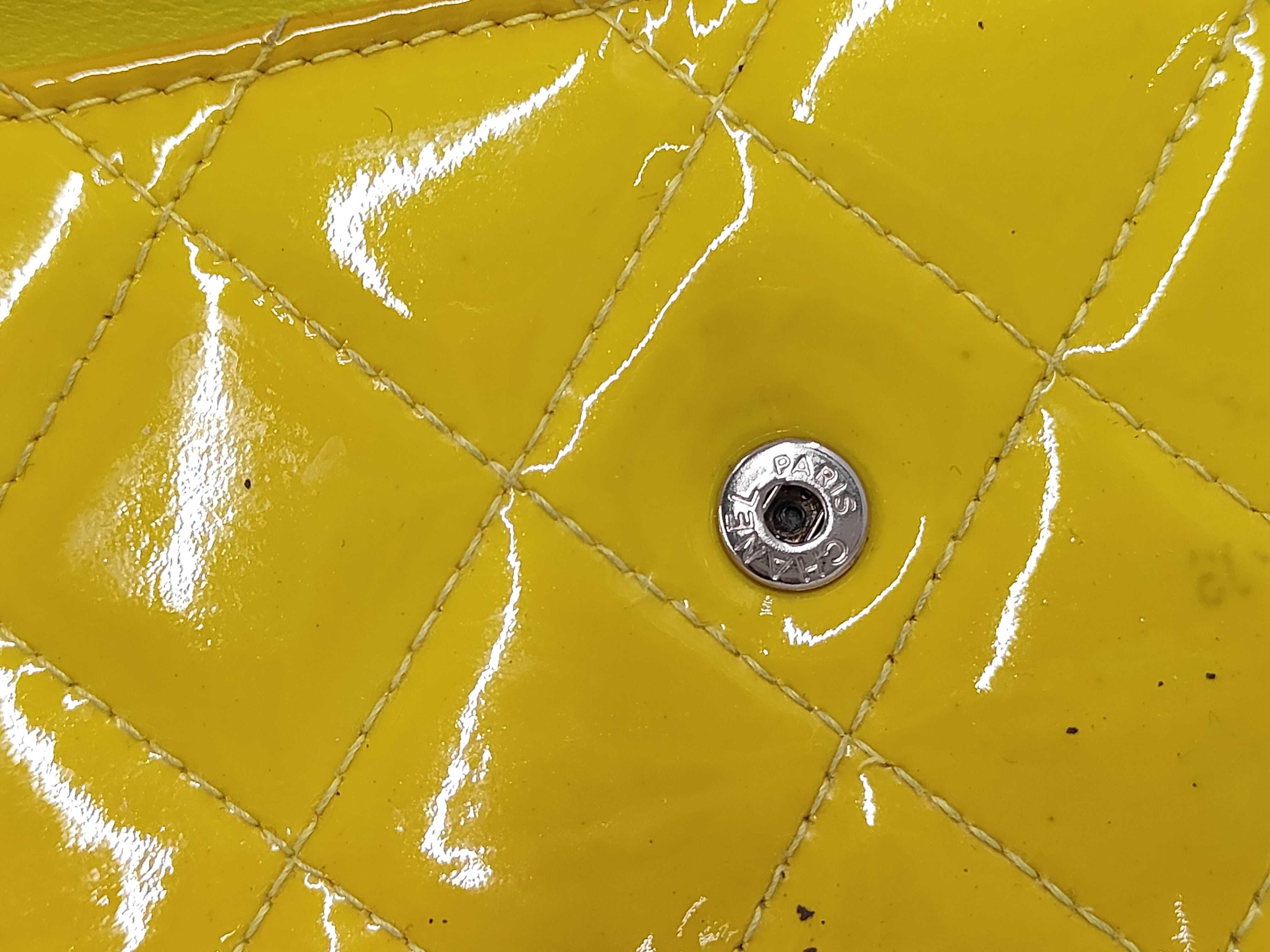Enamel Wallet, Yellow — view 6